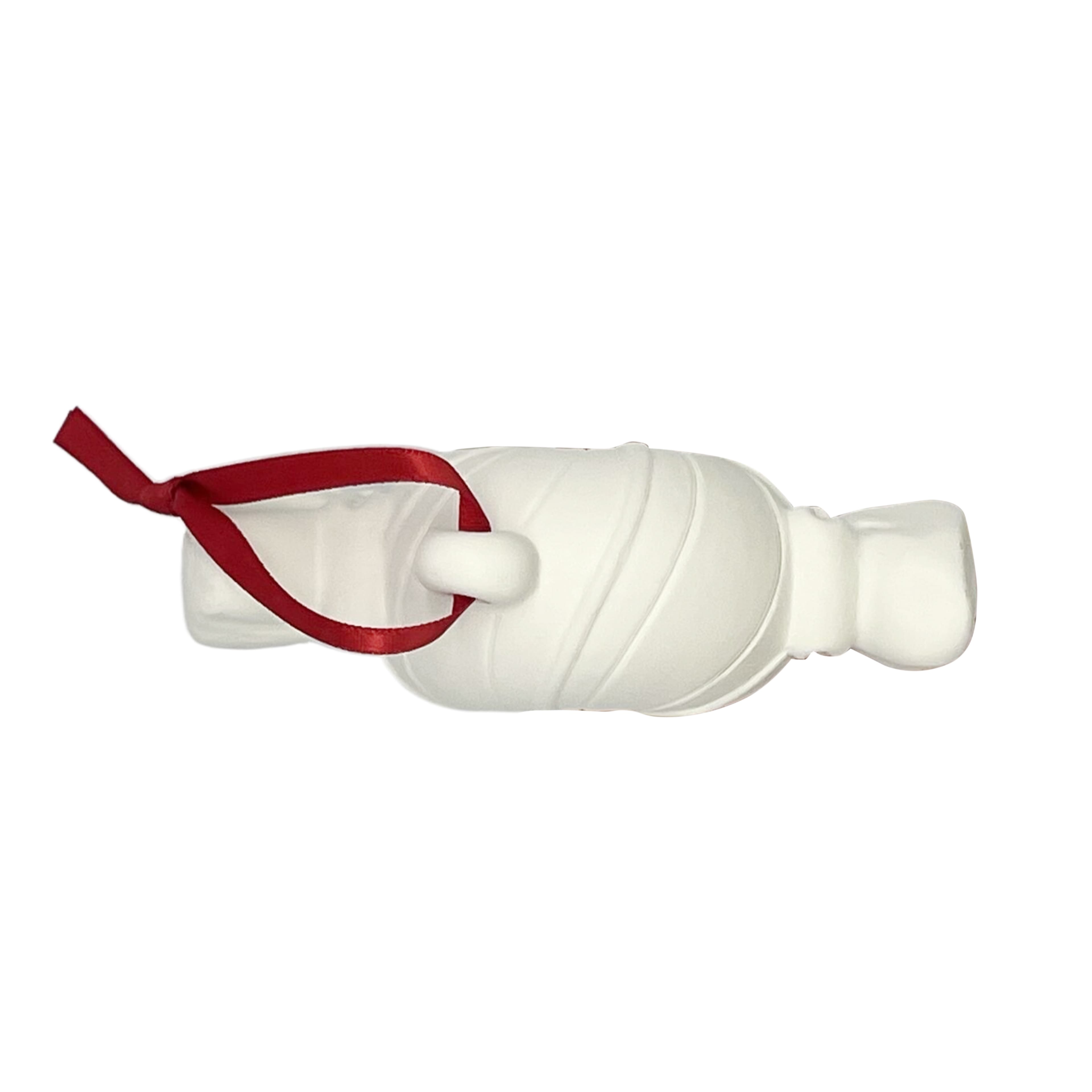 4.25&#x22; DIY Ceramic 3D Peppermint Ornament by Make Market&#xAE;