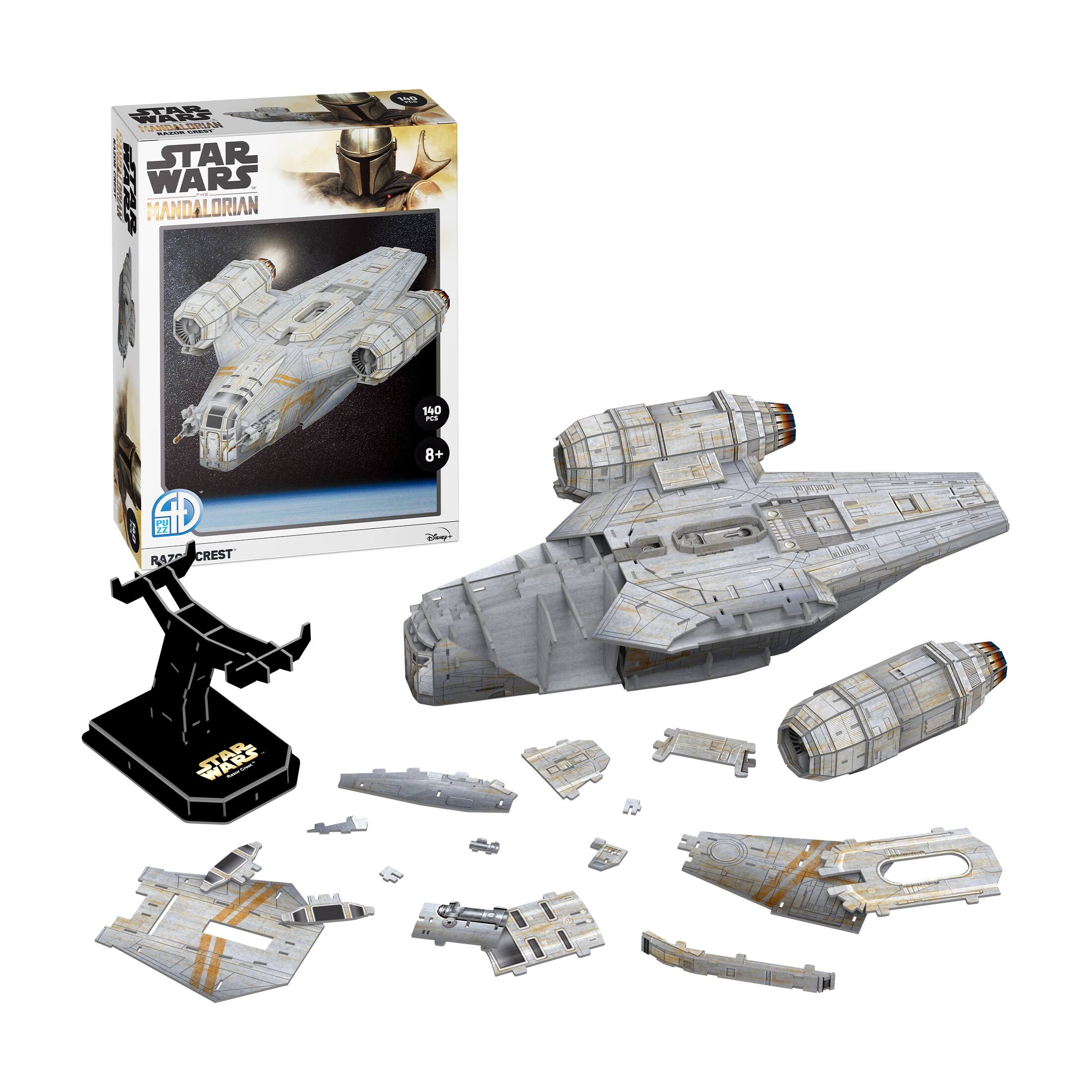 Star Wars - The Mandalorian Razor Crest Paper Model Kit: 140 Pcs