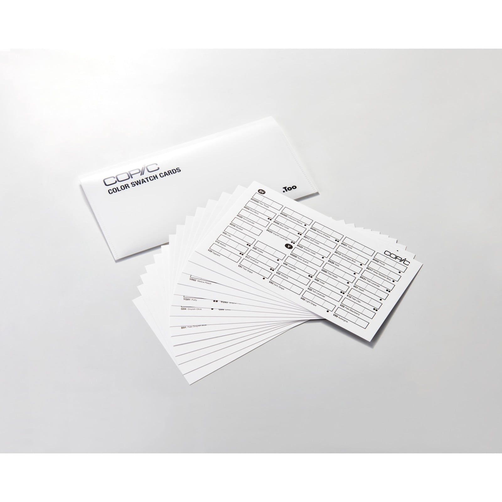 Copic&#xAE; Color Swatch Cards