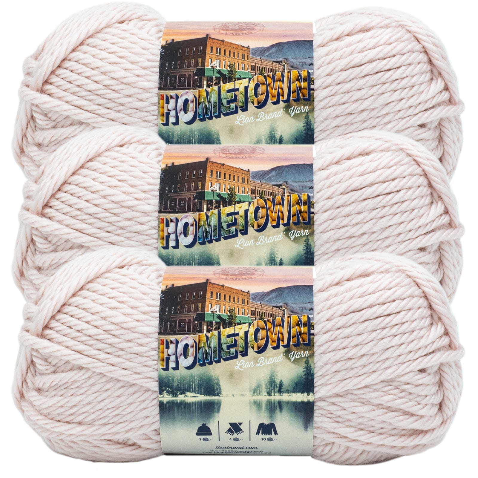 3 Pack Lion Brand® Hometown Yarn