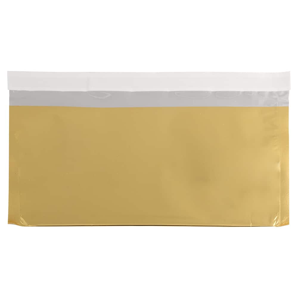 JAM Paper 4" x 9.5" Foil Business Envelopes, 25ct.