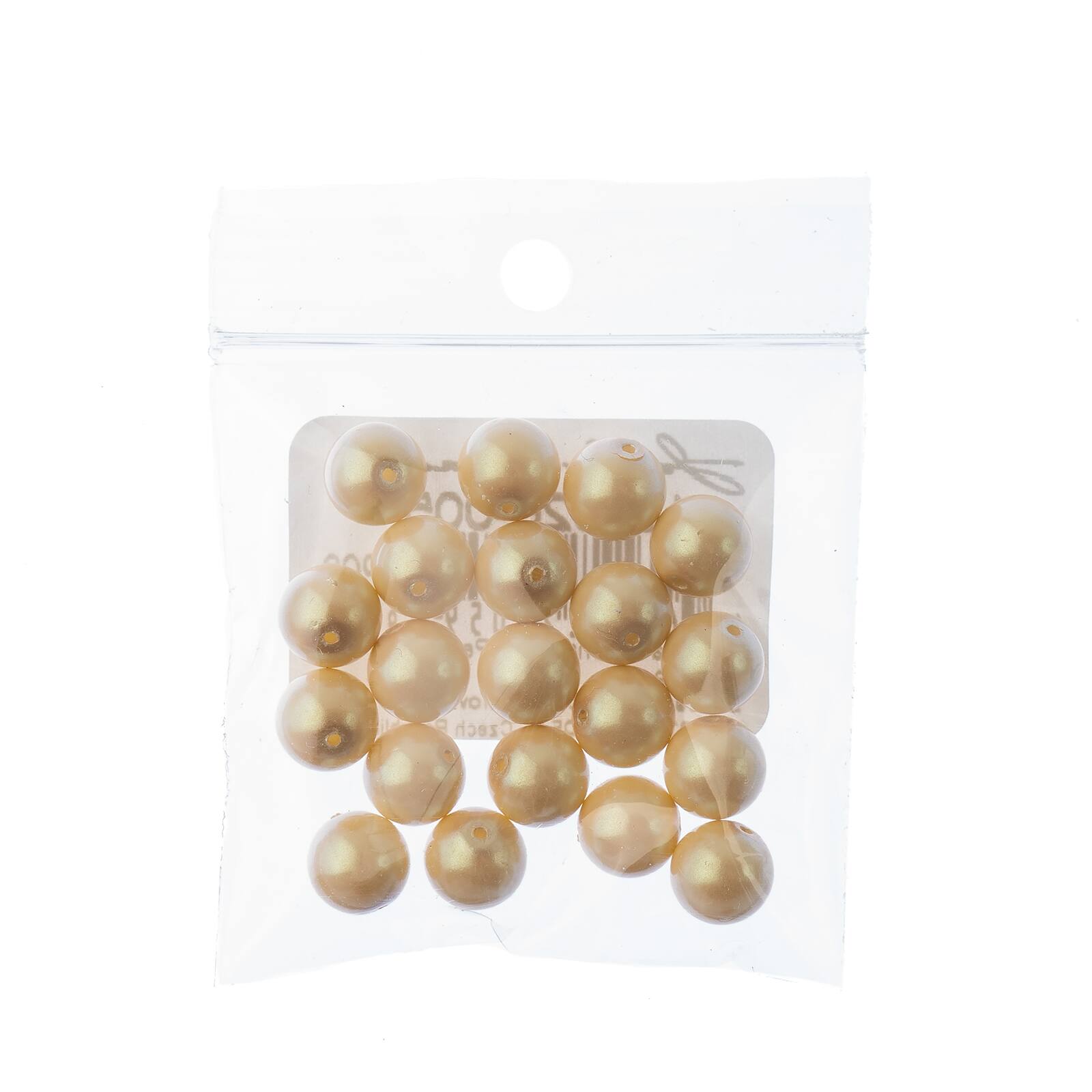 Preciosa Maxima 8mm Pearlescent Glass Nacre Pearls, 20ct.