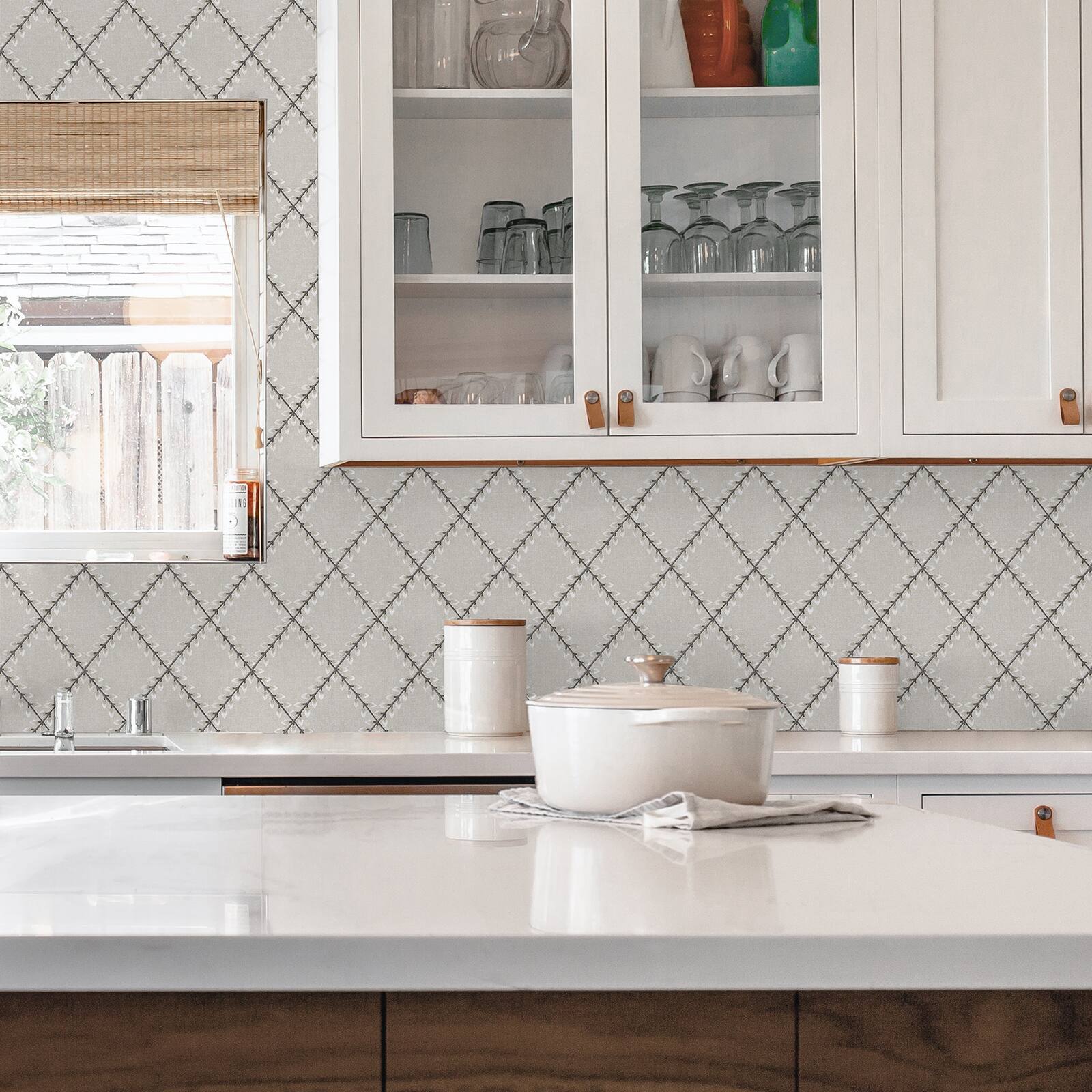 Surface Style Clover Lane Peel &#x26; Stick Wallpaper