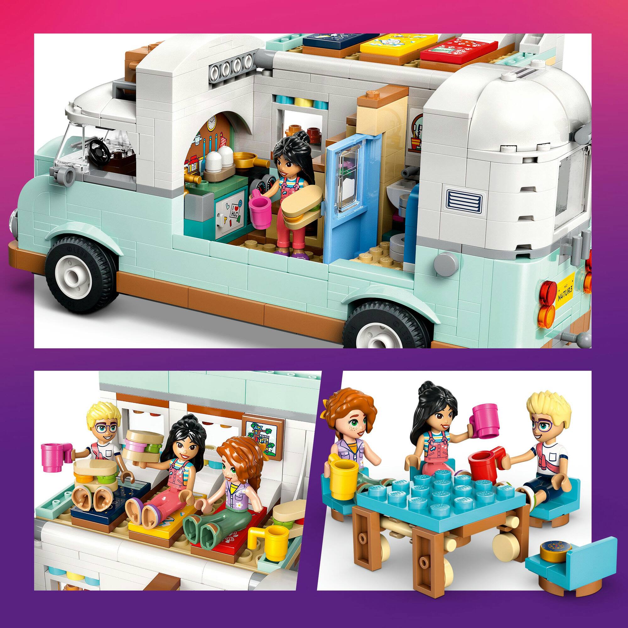 LEGO® Friends Friendship Camper Van Adventure Role-Play Building Set 42663
