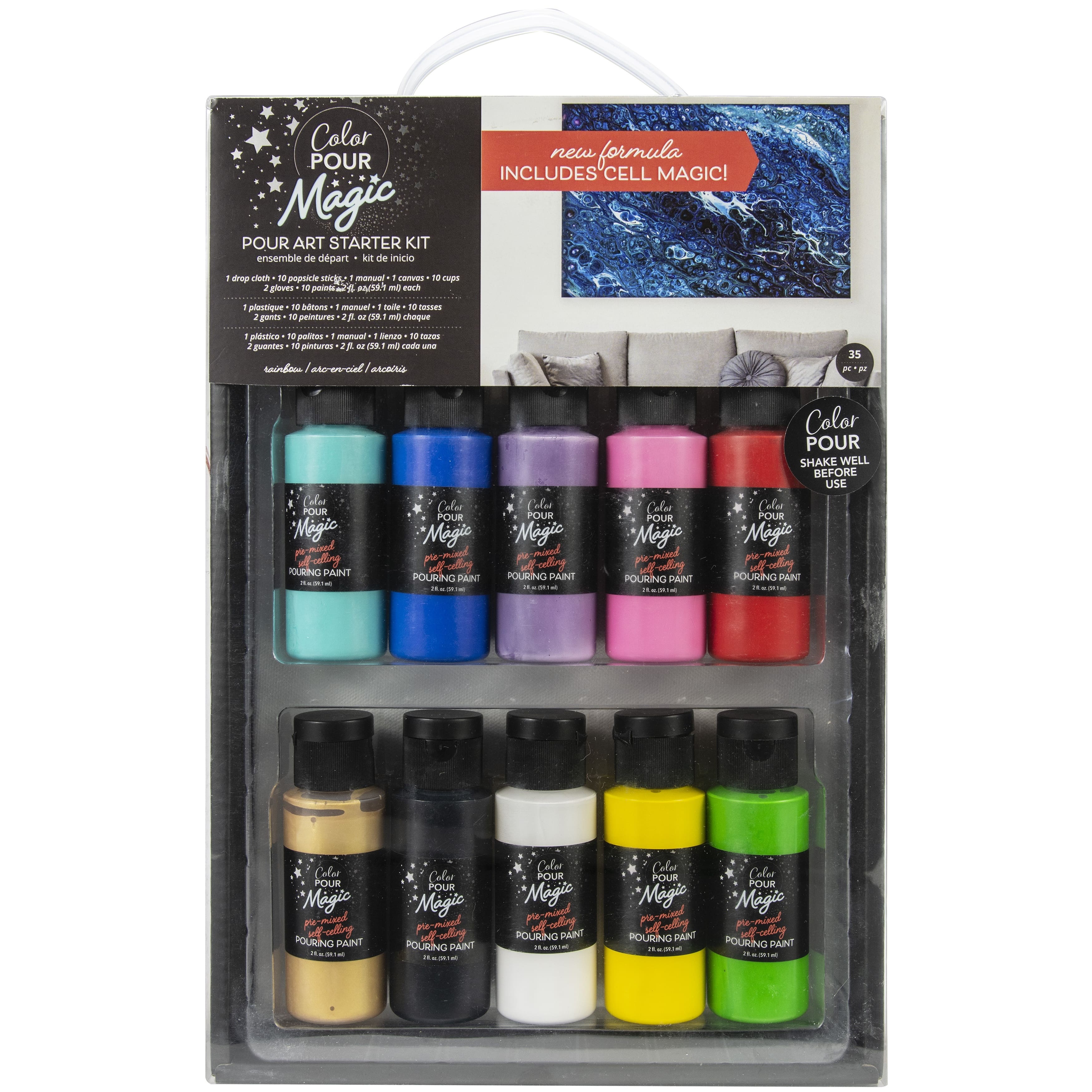 Color Pour Magic Starter Kit, 35ct.