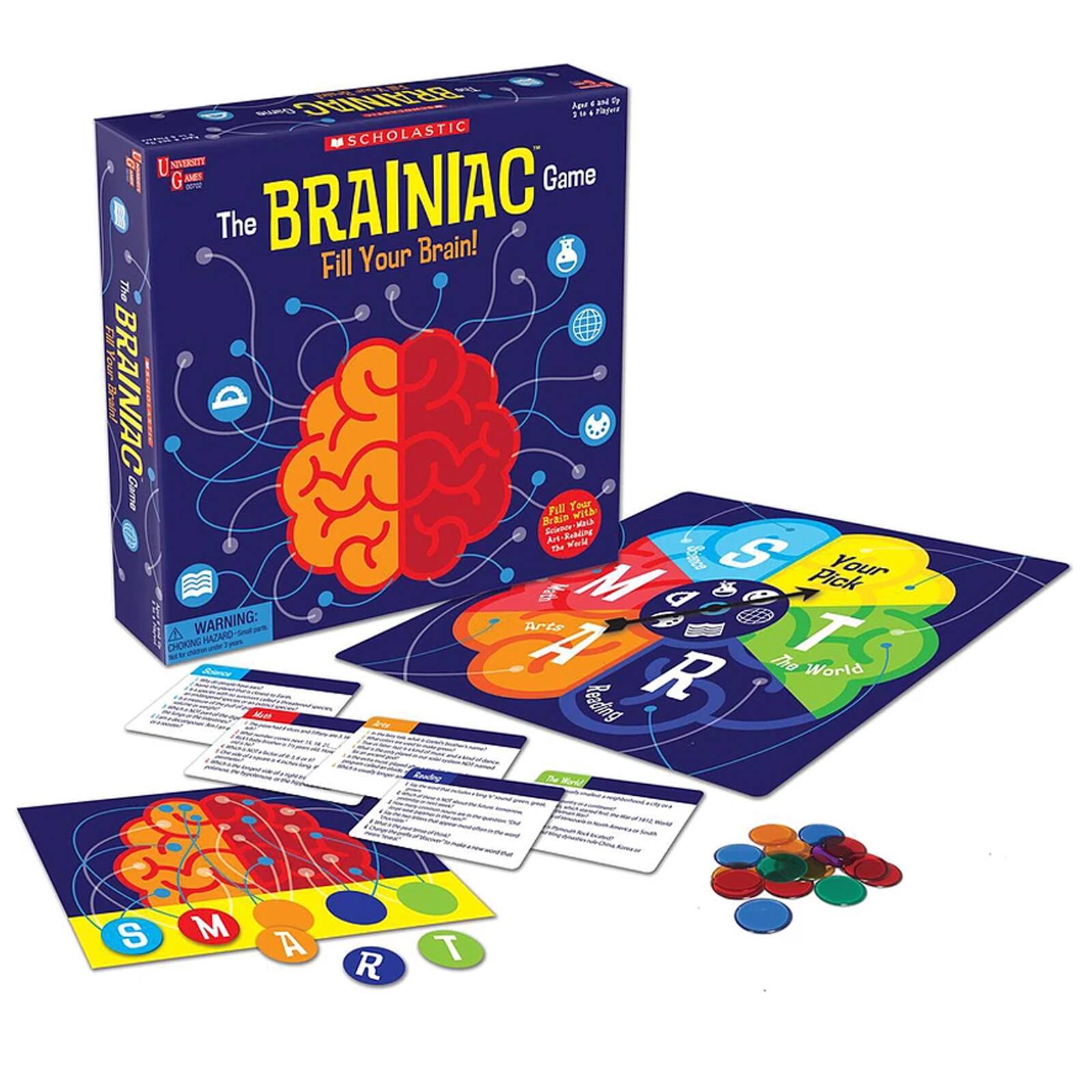 University Games Scholastic&#xAE; The Brainiac&#x2122; Game