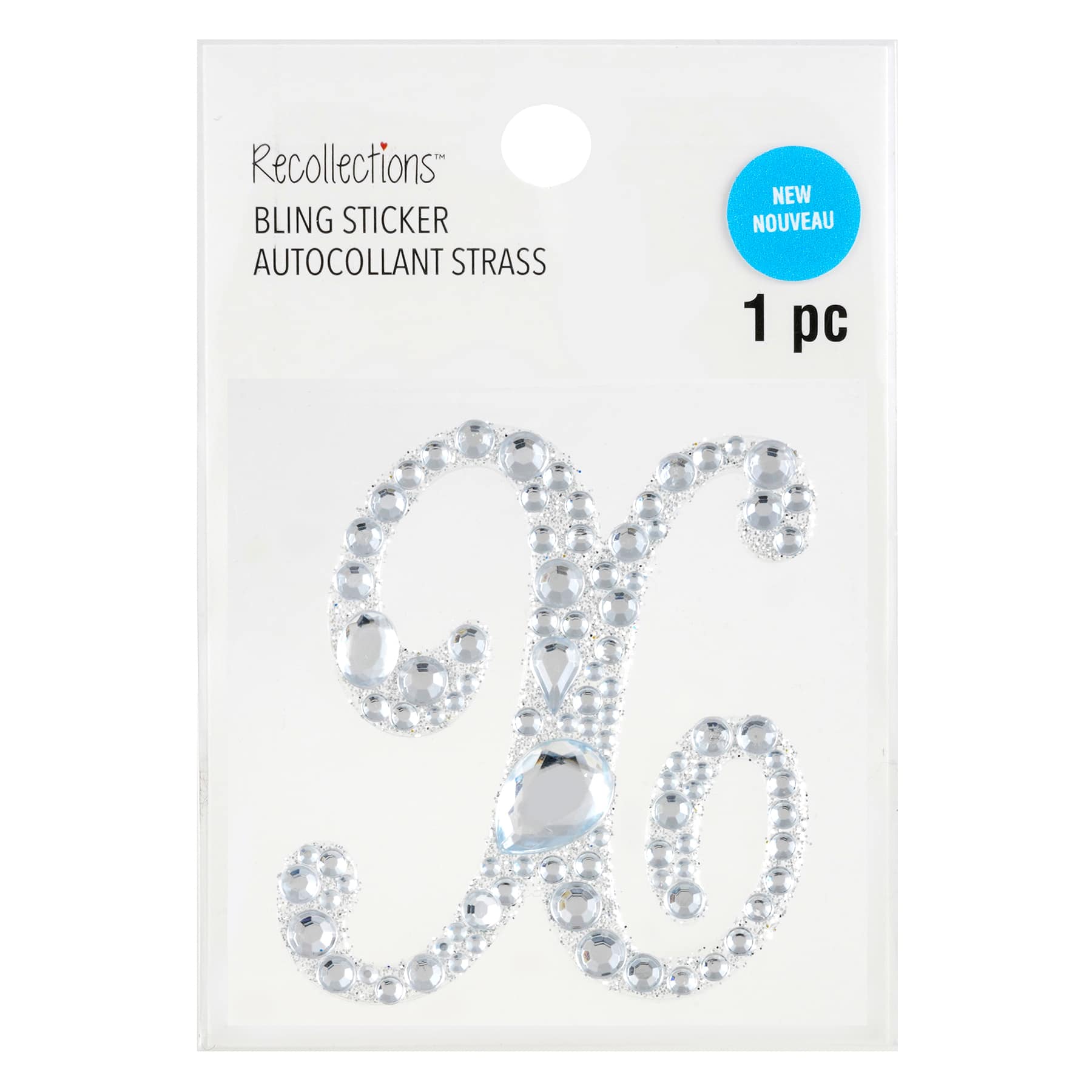 12 Pack: Bling Alphabet Letter Sticker by Recollections™