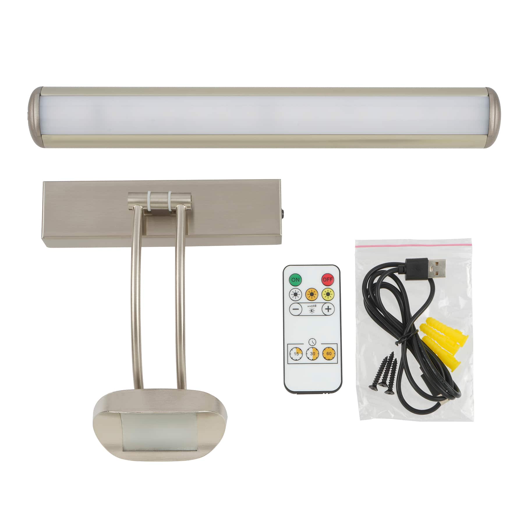 6 Pack: Rechargeable LED Wall-Mounted Gallery Light by Studio Décor®