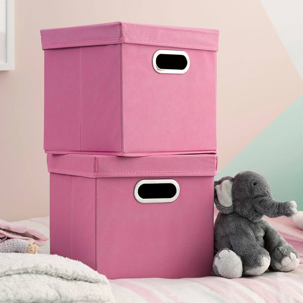 Household Essentials Storage Bins with Lids, 2ct.