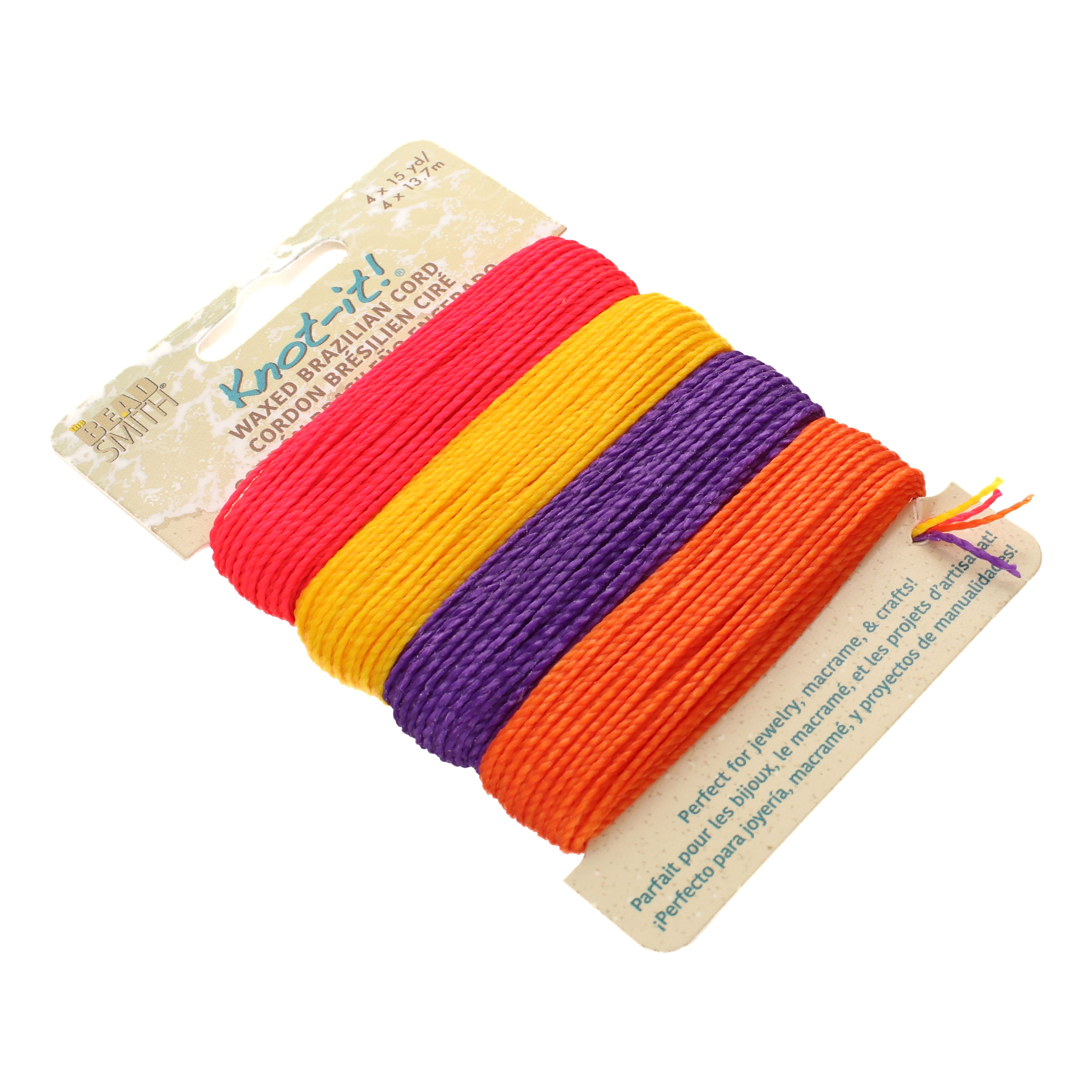 Beadsmith® Knot-it!™ Summer Sunset Waxed Brazilian Cord