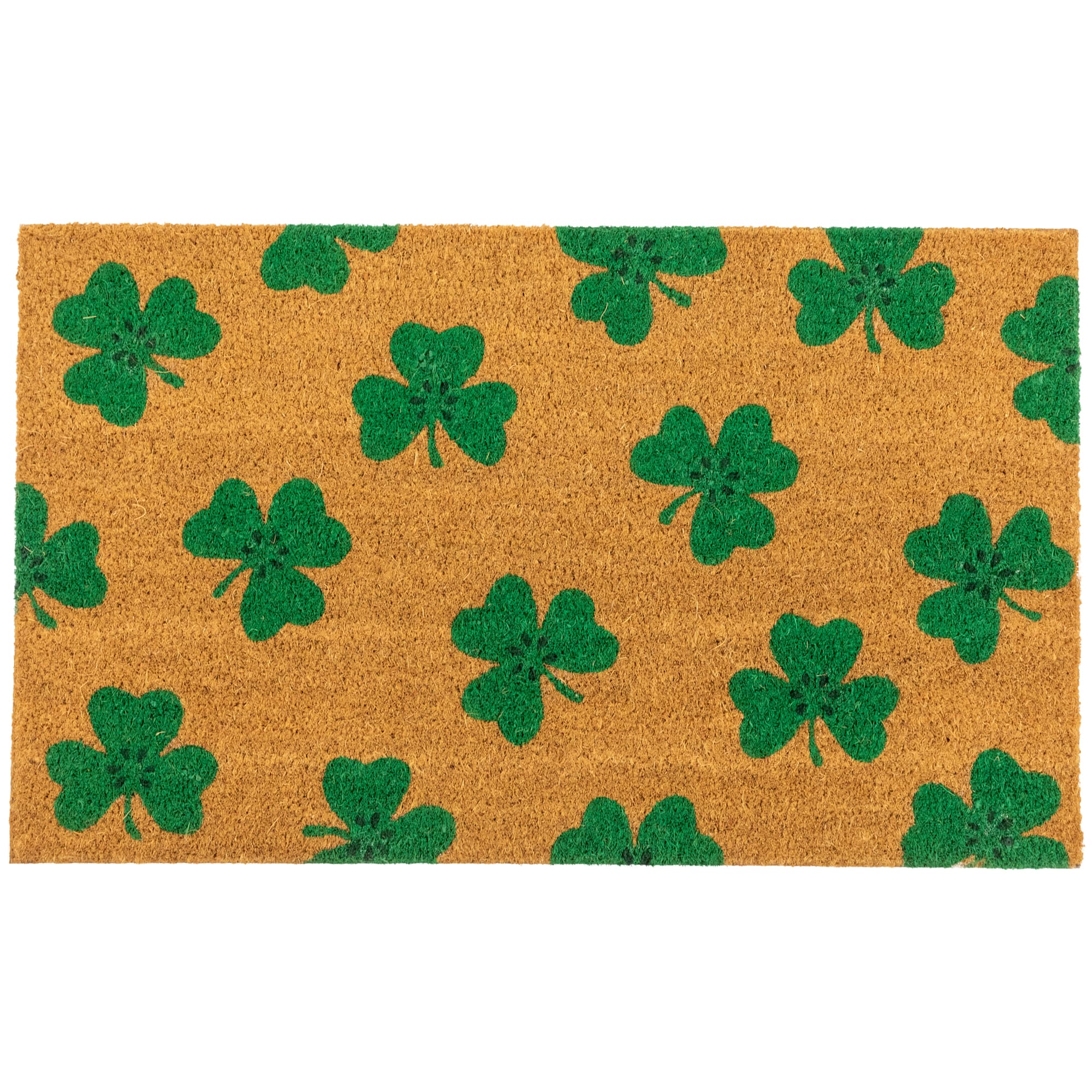St. Patrick's Day Shamrock Doormat
