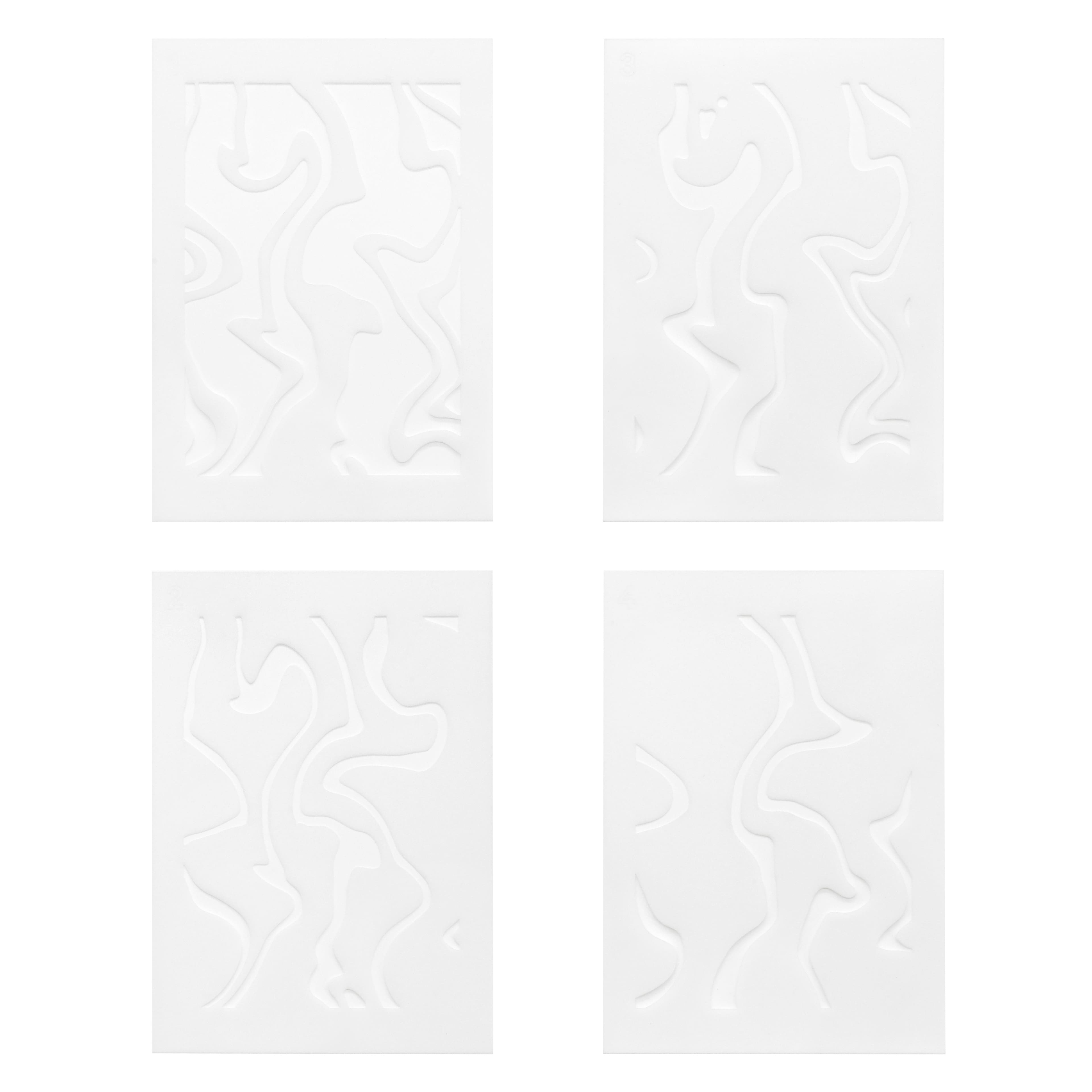 4" x 6" Marble Print Layering Stencil Set by Recollections™