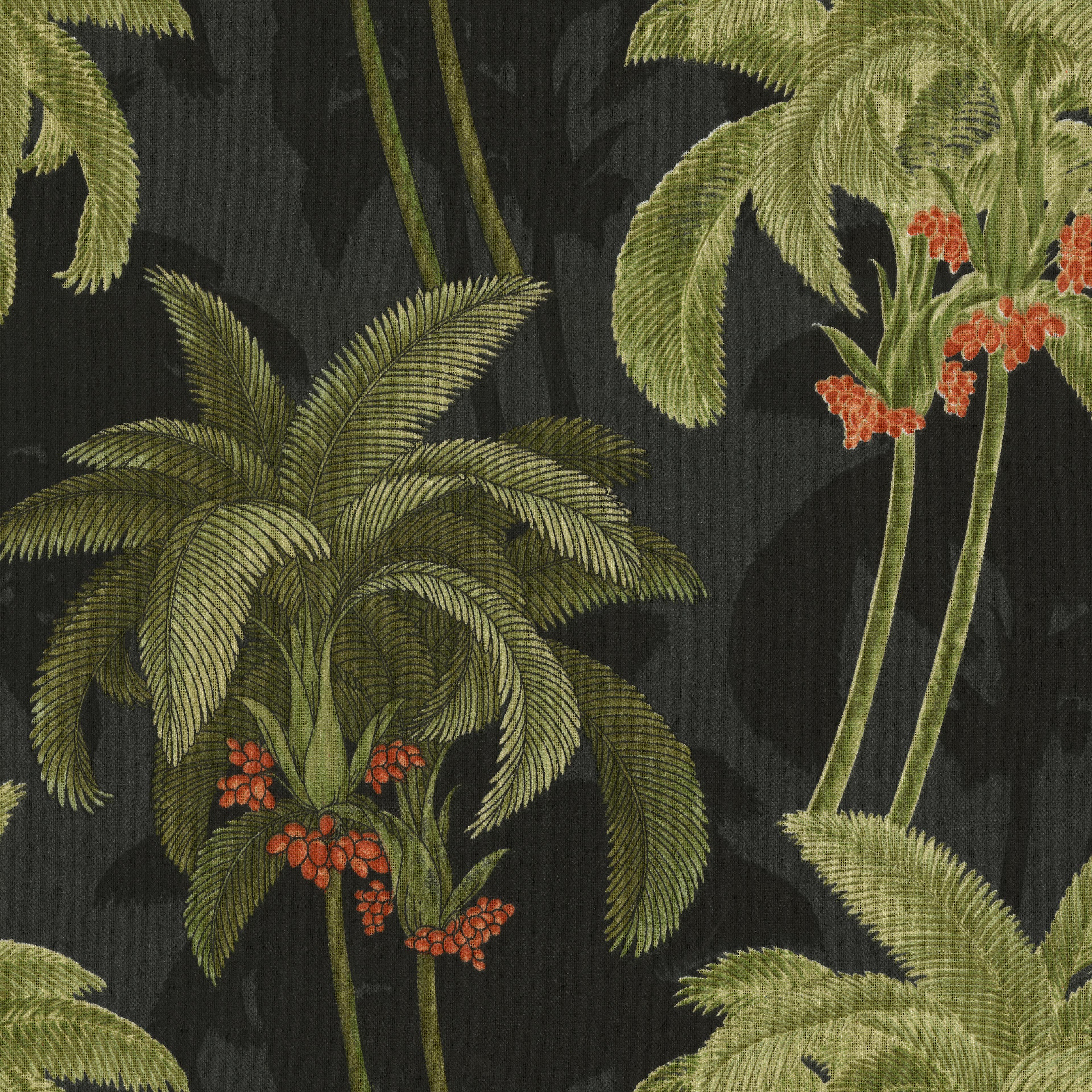 Tommy Bahama Ebony Shadow Palms Outdoor Fabric