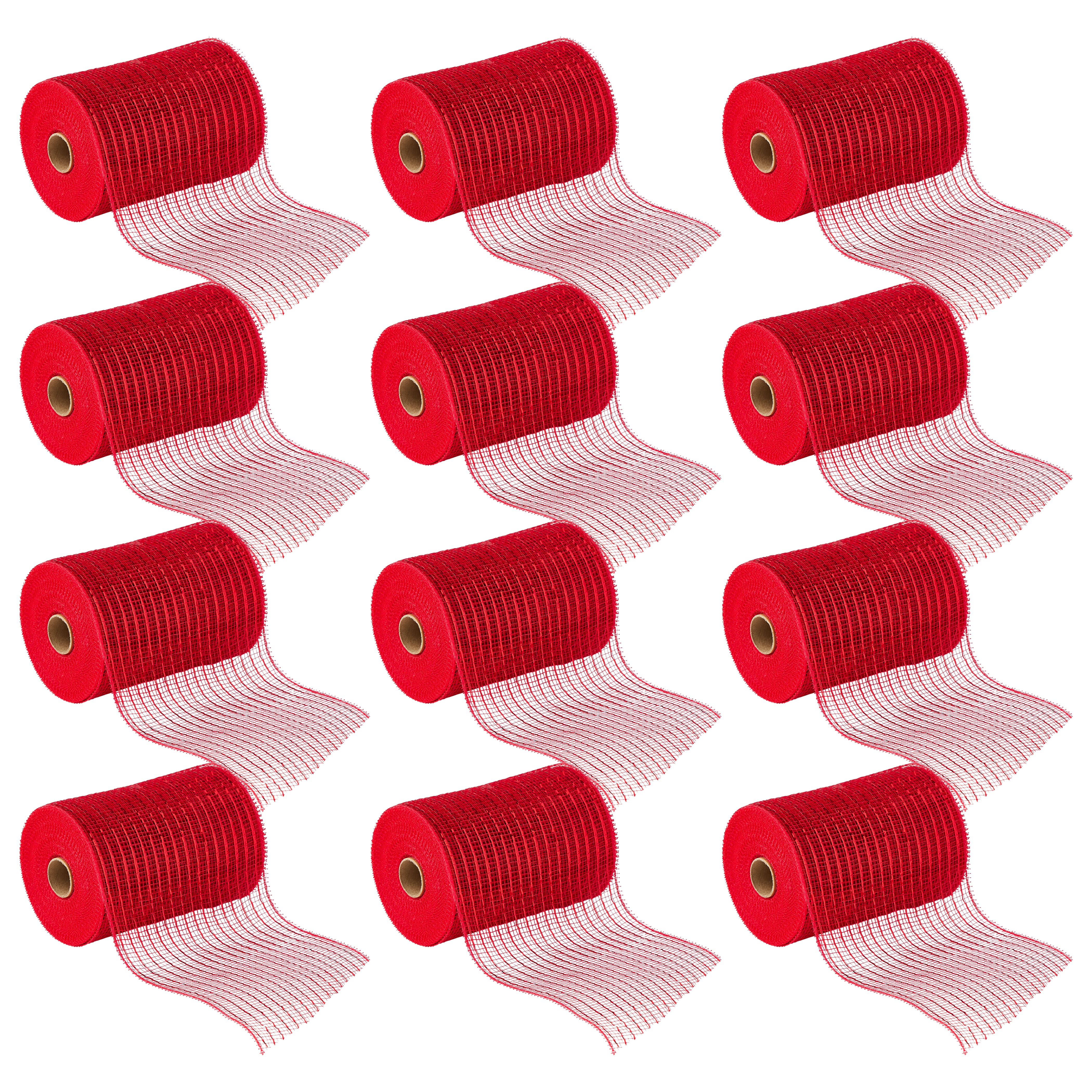12 Pack: 5.5&#x22; x 45ft. Mesh Wide Ribbon by Celebrate It&#xAE; Occasions&#x2122;