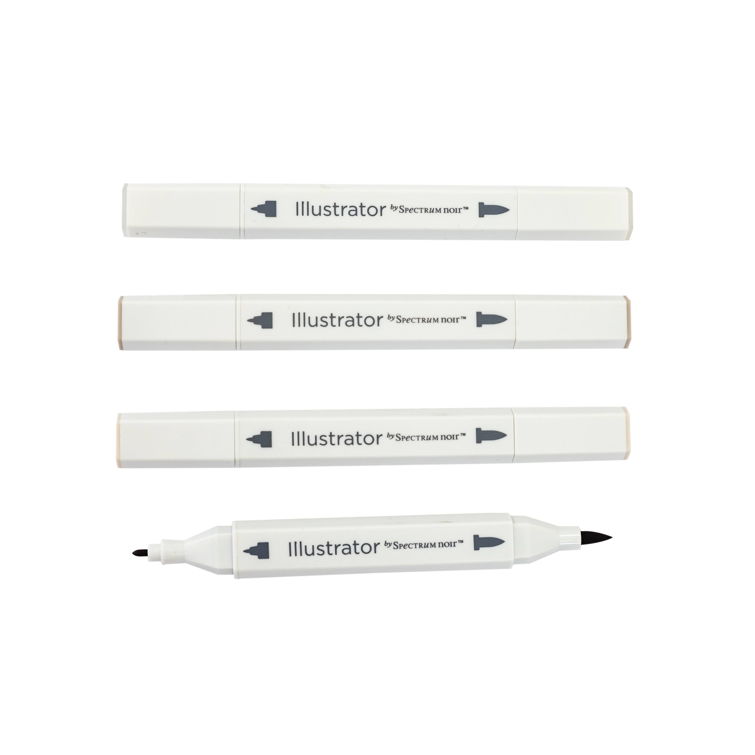 Spectrum Noir&#x2122; Illustrator Essentials Dual-Tip Brush Markers