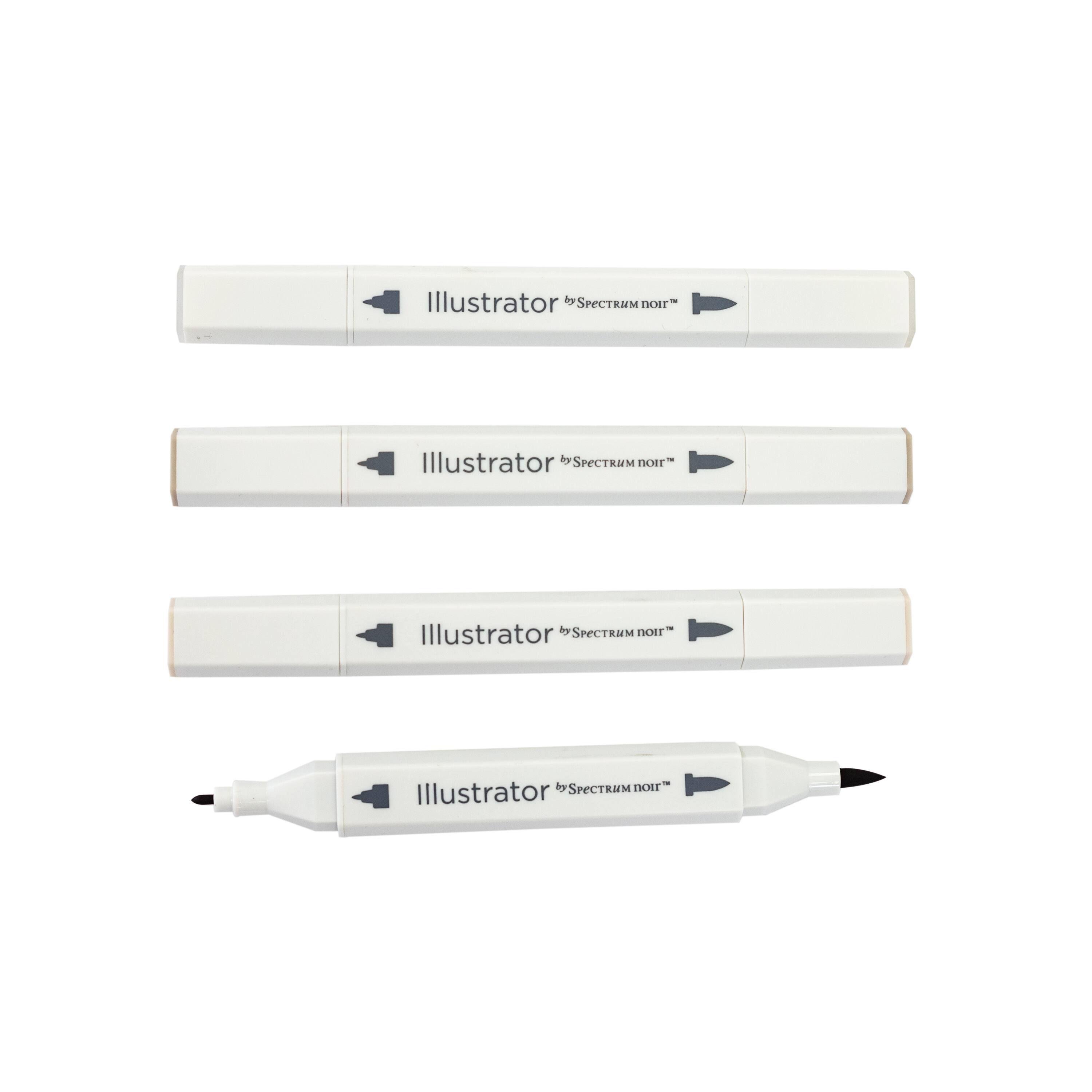 Spectrum Noir™ Illustrator Essentials Dual-Tip Brush Markers