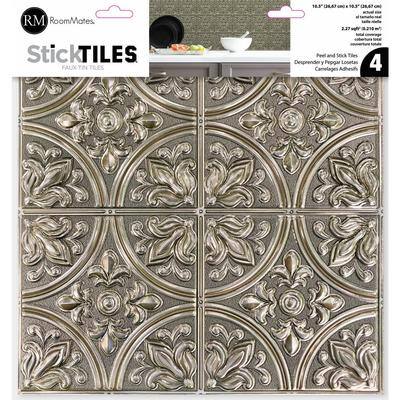 Gold Tin Peel & Stick Tile Backsplash StickTiles® | Michaels