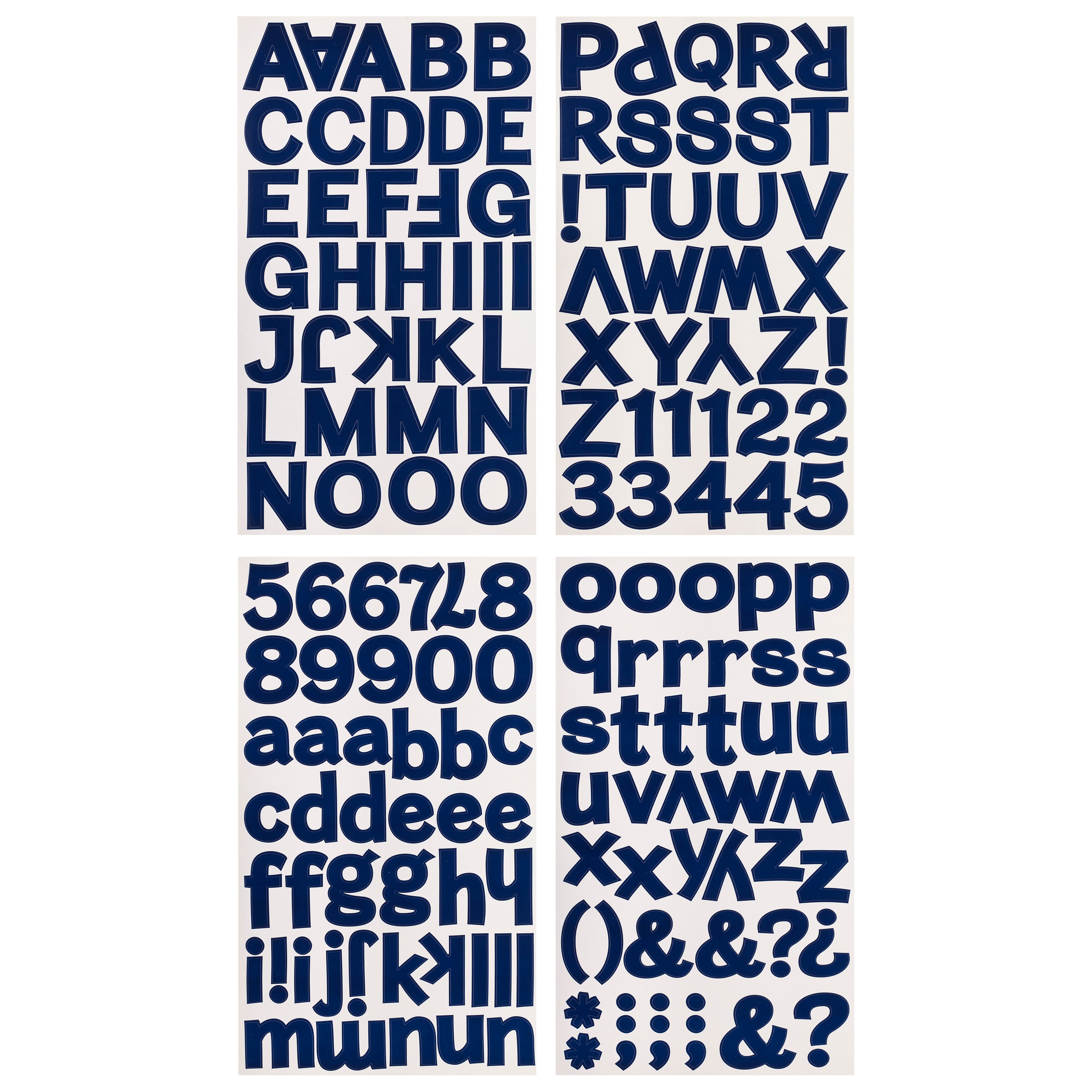 Block Alphabet & Number Stickers by Recollections™