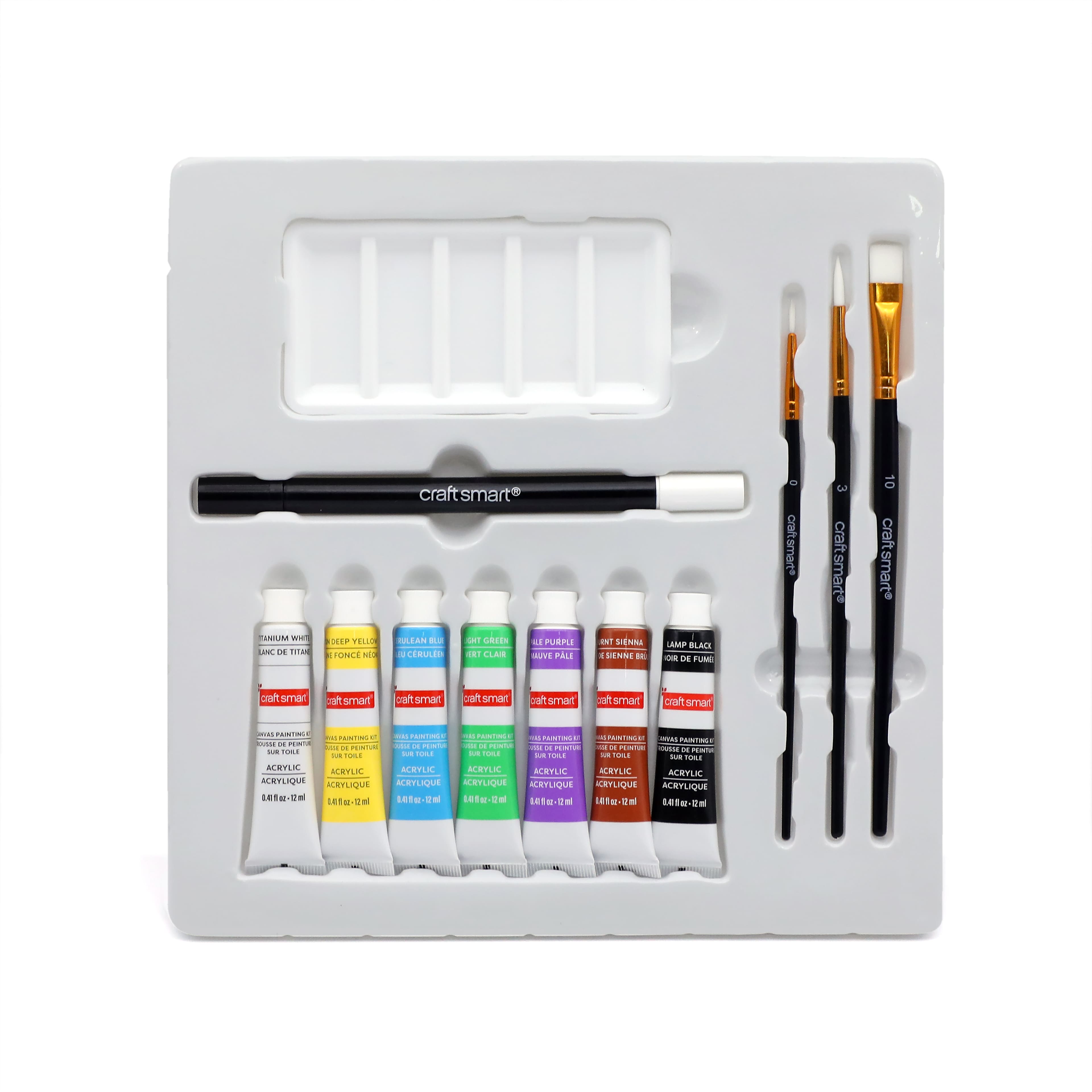 11" x 11" Haunted House Canvas Painting Kit by Craft Smart®