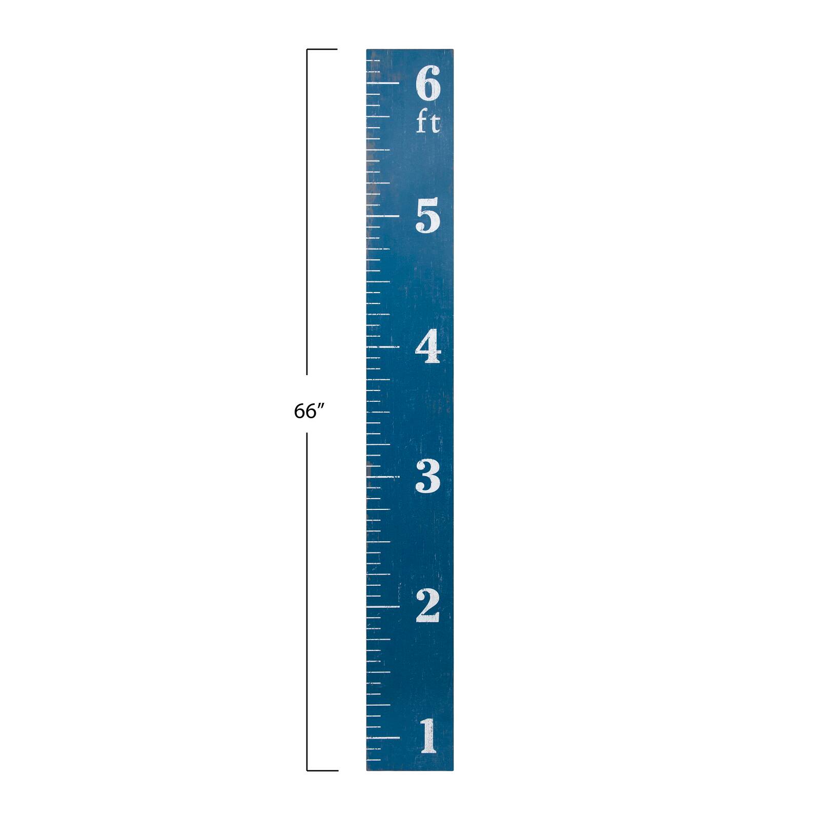Hello Honey&#xAE; 66&#x27;&#x27; Blue Growth Chart Ruler Wall D&#xE9;cor