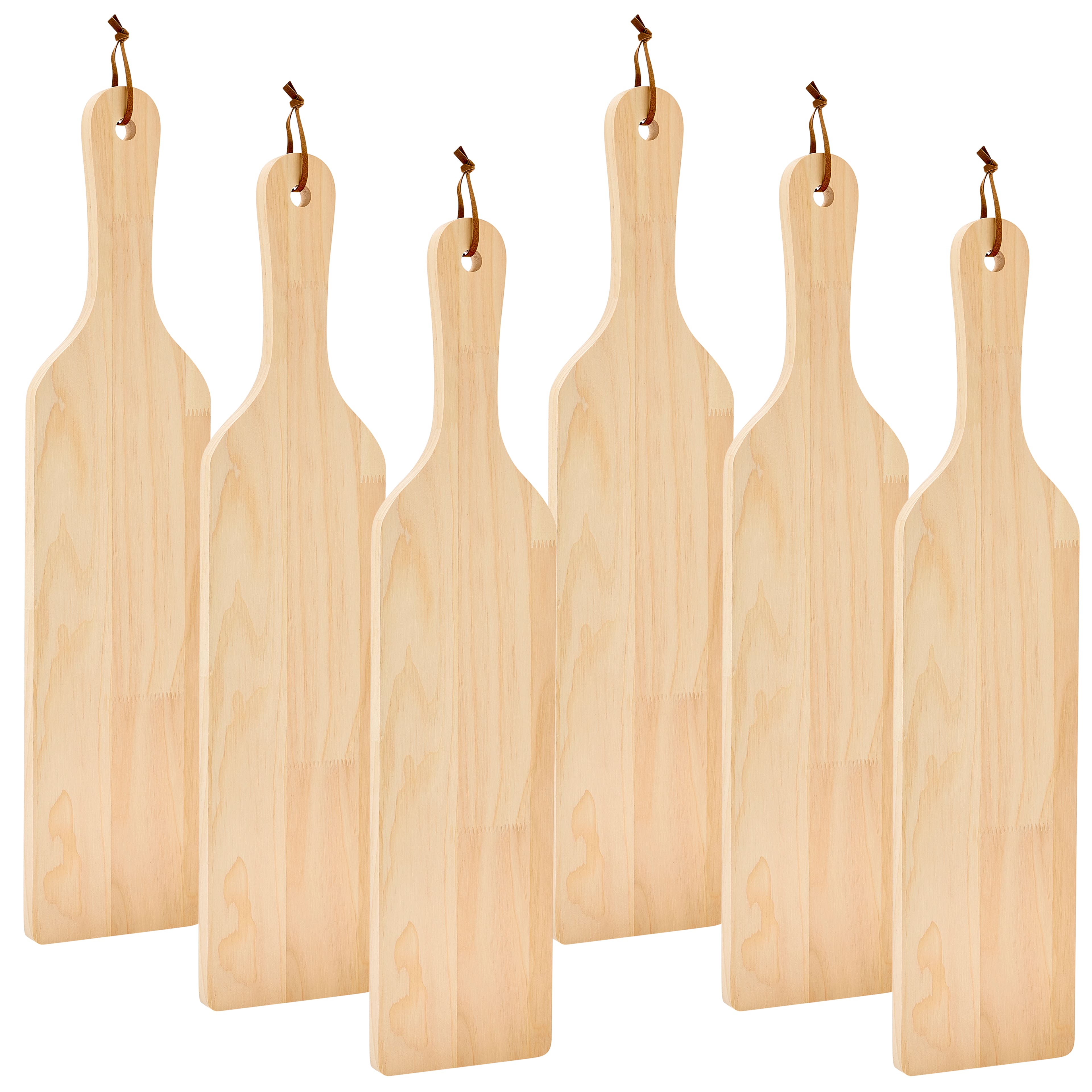 6 Pack: 24&#x22; Pinewood Paddle by Make Market&#xAE;