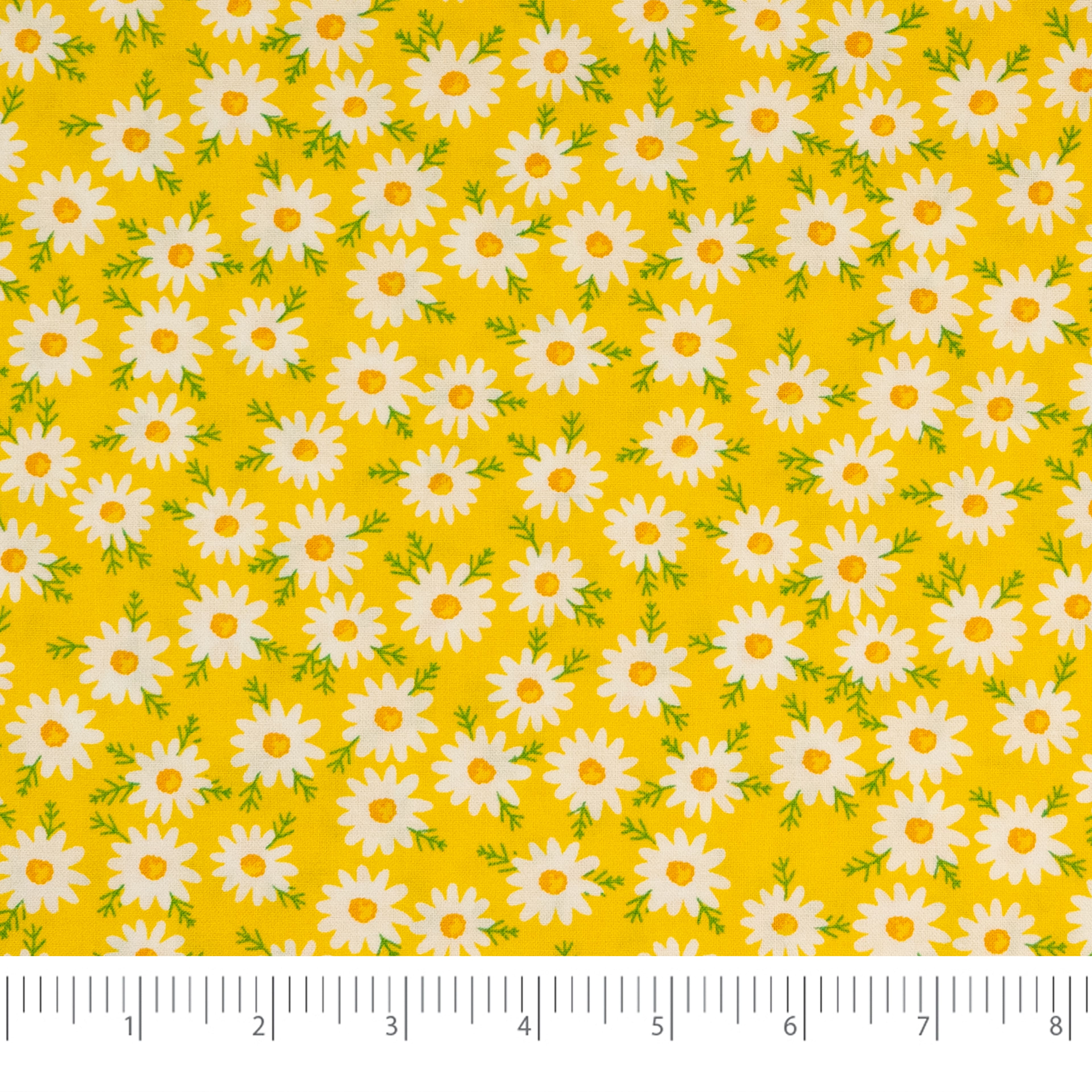 SINGER® Yellow Daisies Cotton Fabric