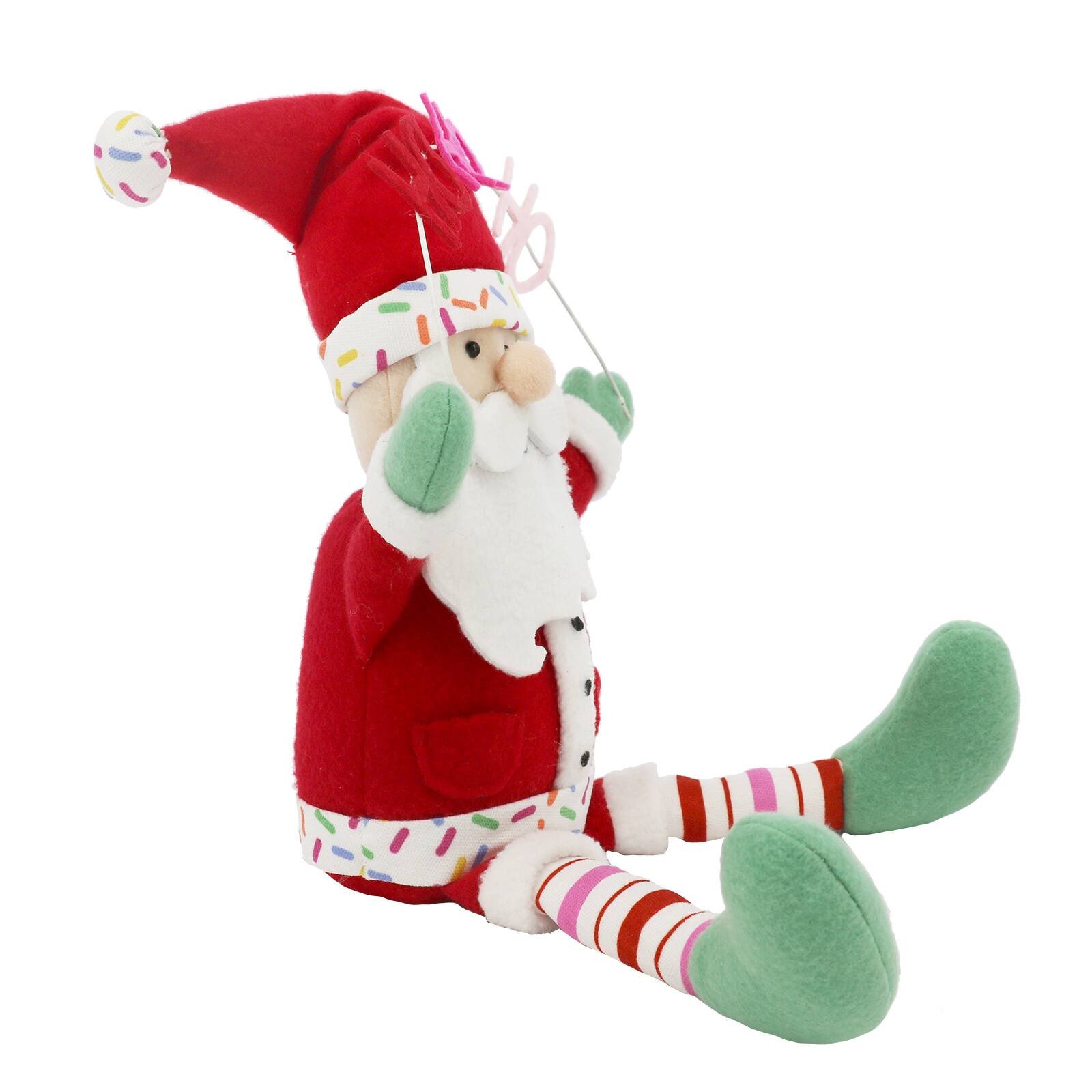 P&#xE8;re No&#xEB;l assis de table &#xAB;&#xA0;Ho Ho Ho&#xA0;&#xBB; de 36,8&#xA0;cm d&#x2019;Ashland