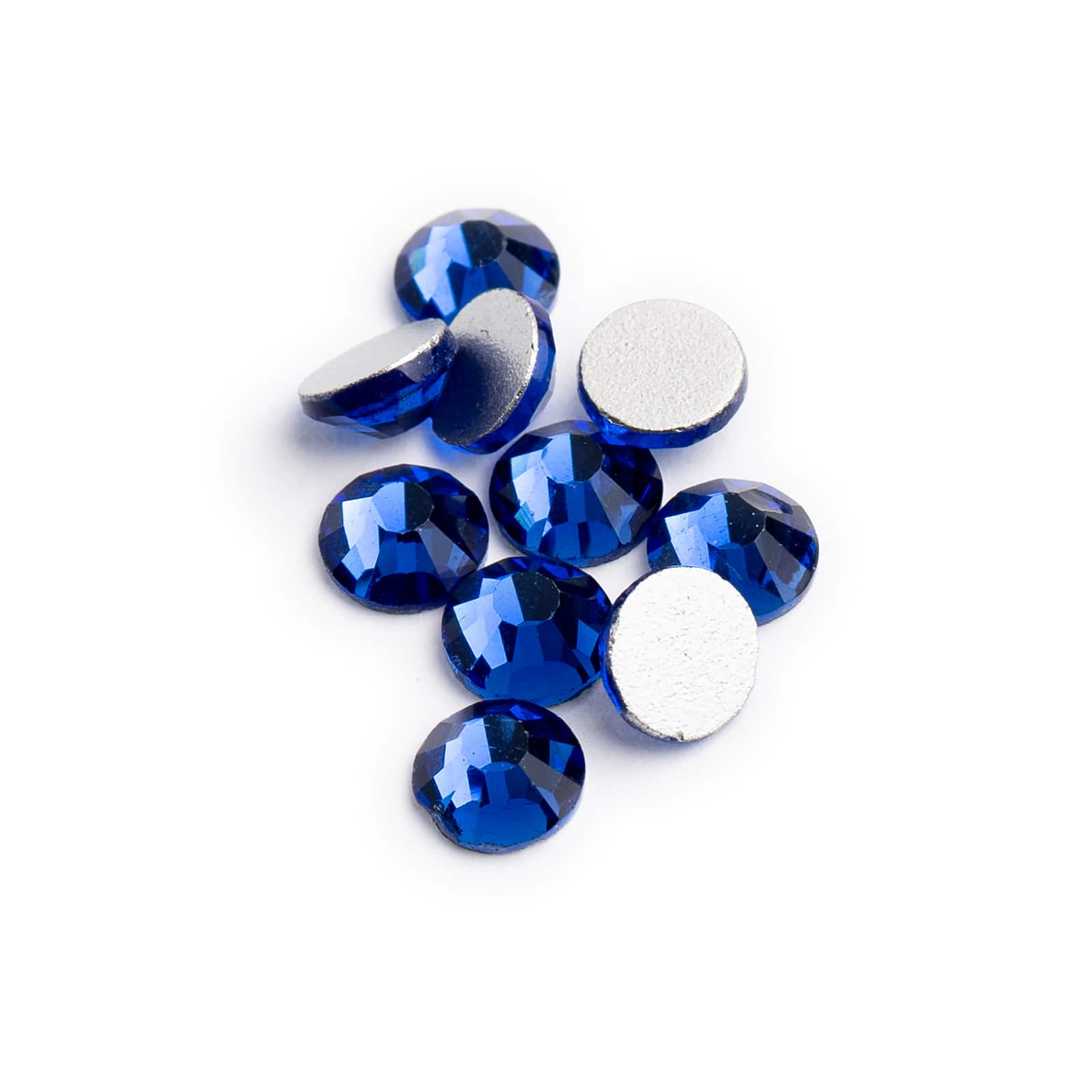 John Bead Crystal Lane SS30 Glass Round Flatback Rhinestones, 288ct. in Blue Sapphire | Michaels®