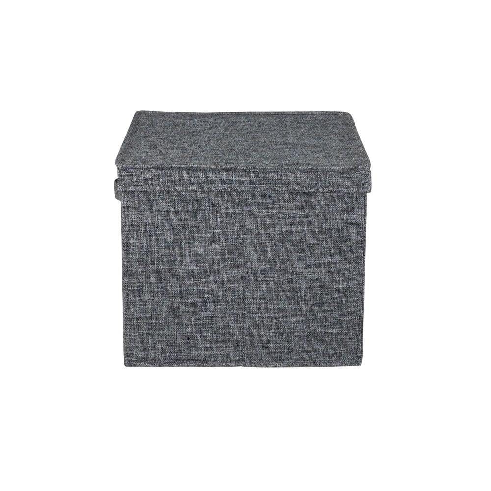 Household Essentials Canvas Storage Boxes with Lids, 2ct.