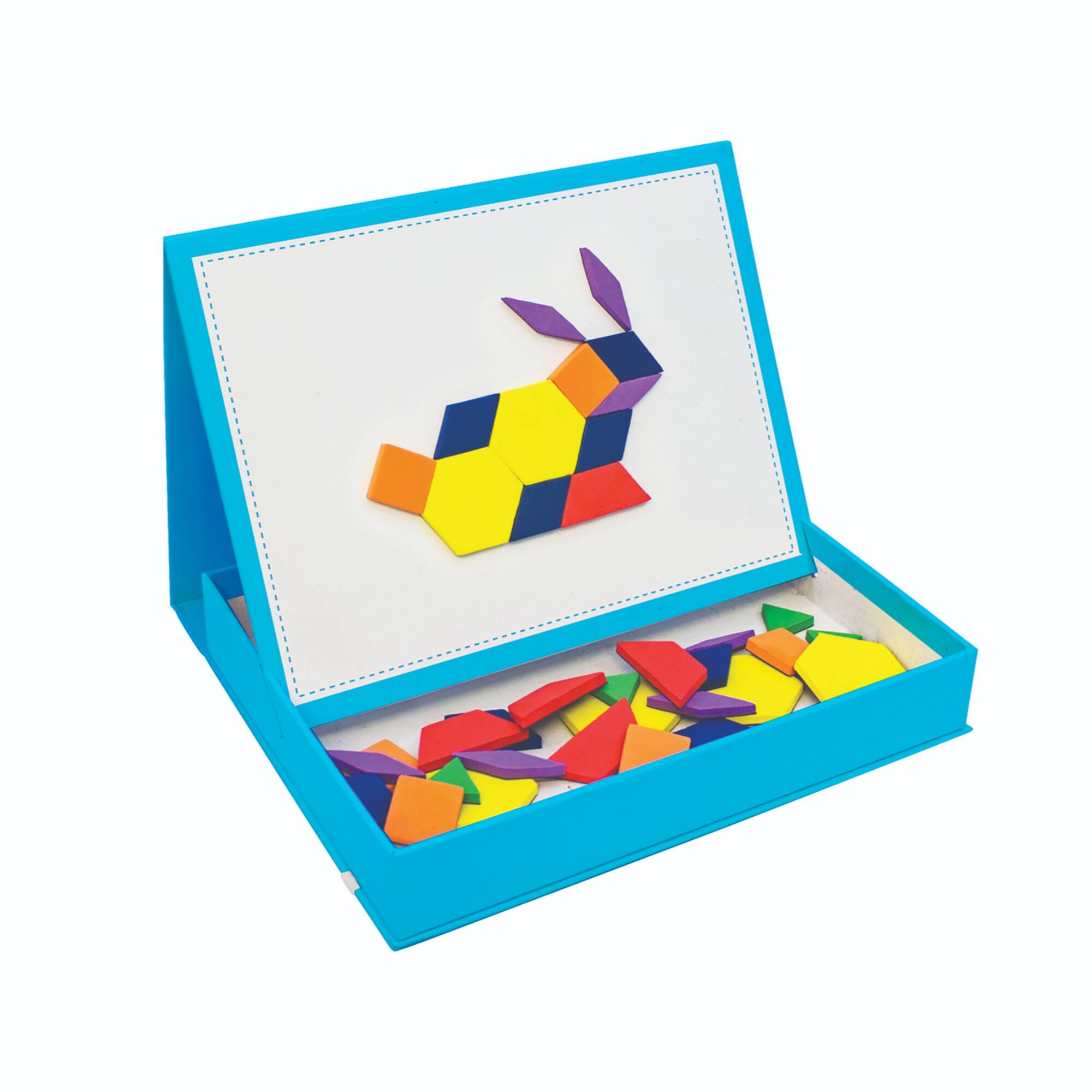 Junior Learning&#xAE; Rainbow Pattern Blocks Magnetic Activities Learning Set