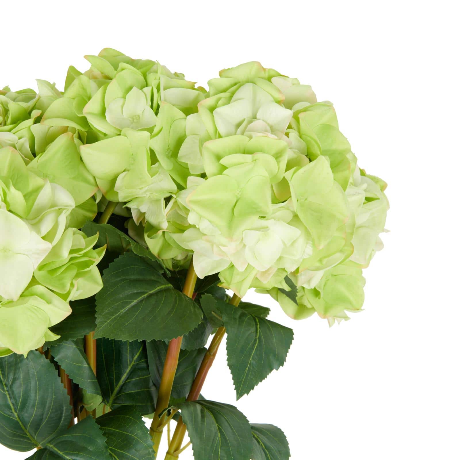 32" Green Hydrangea Artificial Flower Stem, 8ct.
