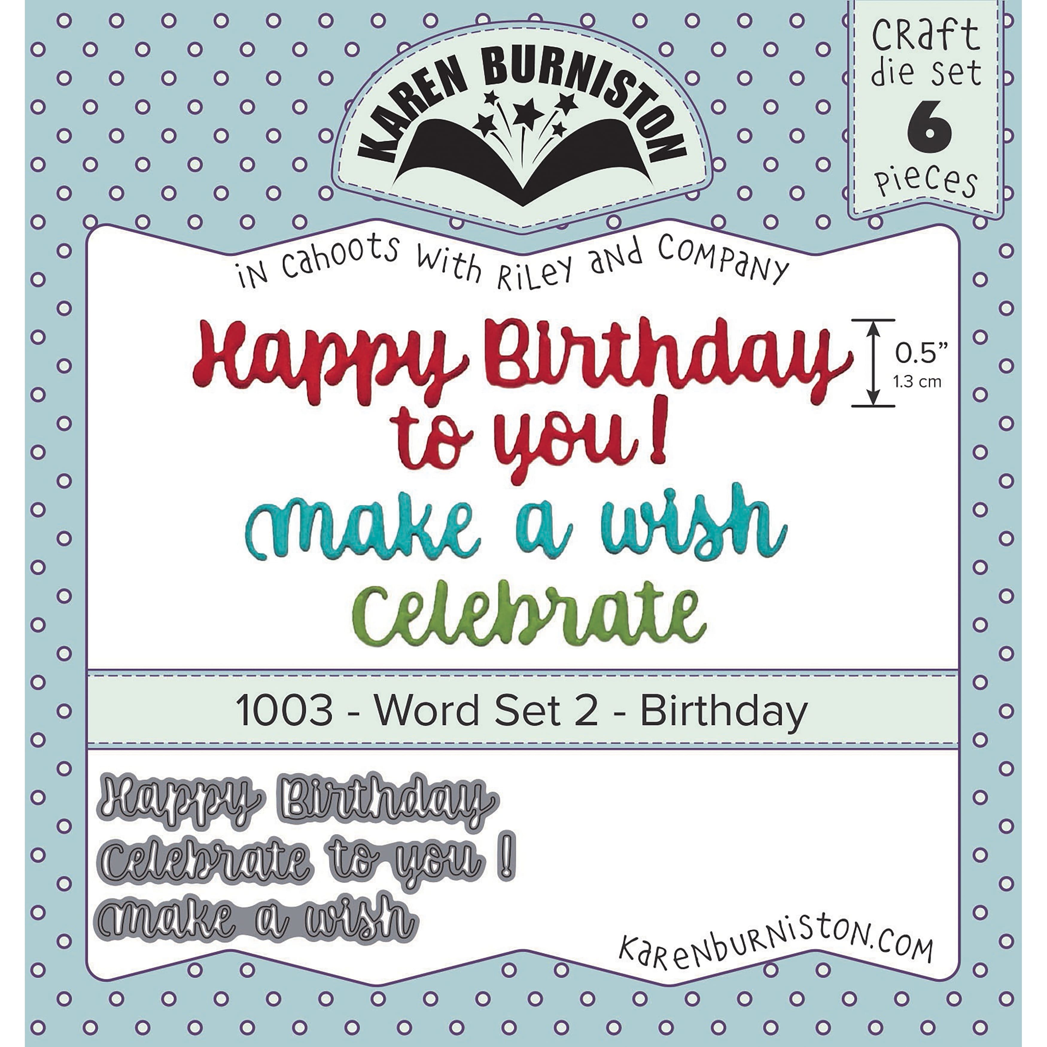 Karen Burniston Dies-Word Set 2 - Birthday