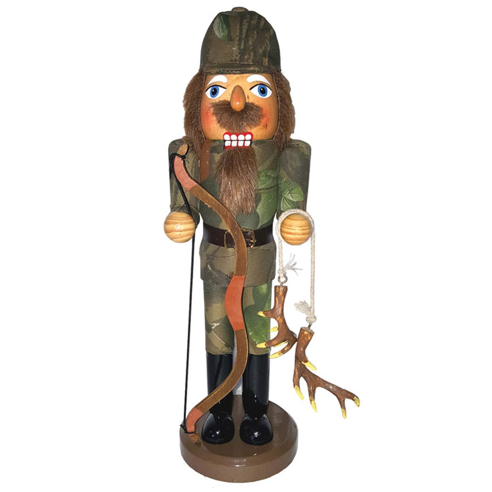 Santa&#x27;s Workshop 14&#x22; Bow Hunter Nutcracker