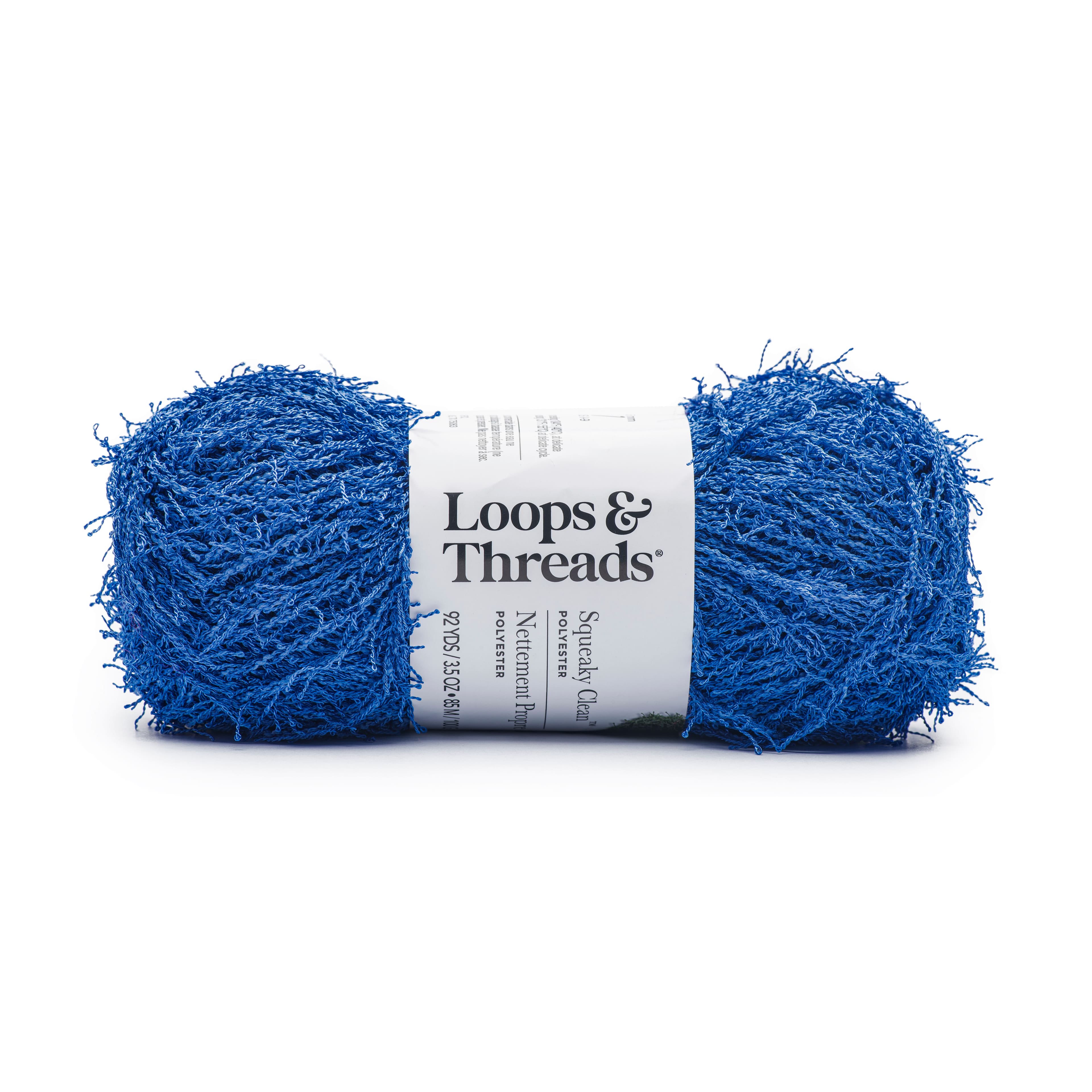 15 Pack: Squeaky Clean™ Solid Yarn by Loops & Threads®
