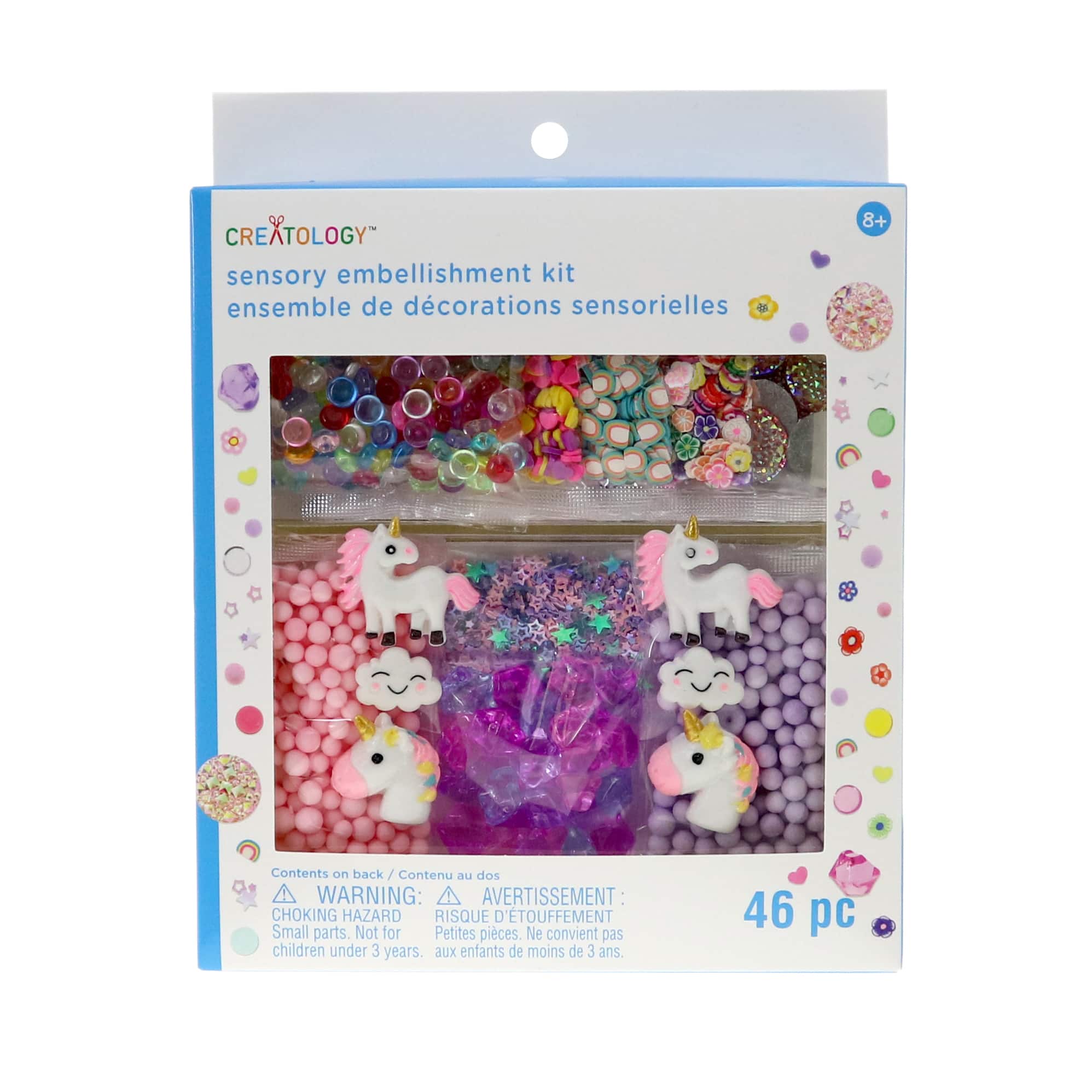 12 Pack: Unicorn Sensory Embellishment Kit by Creatology™