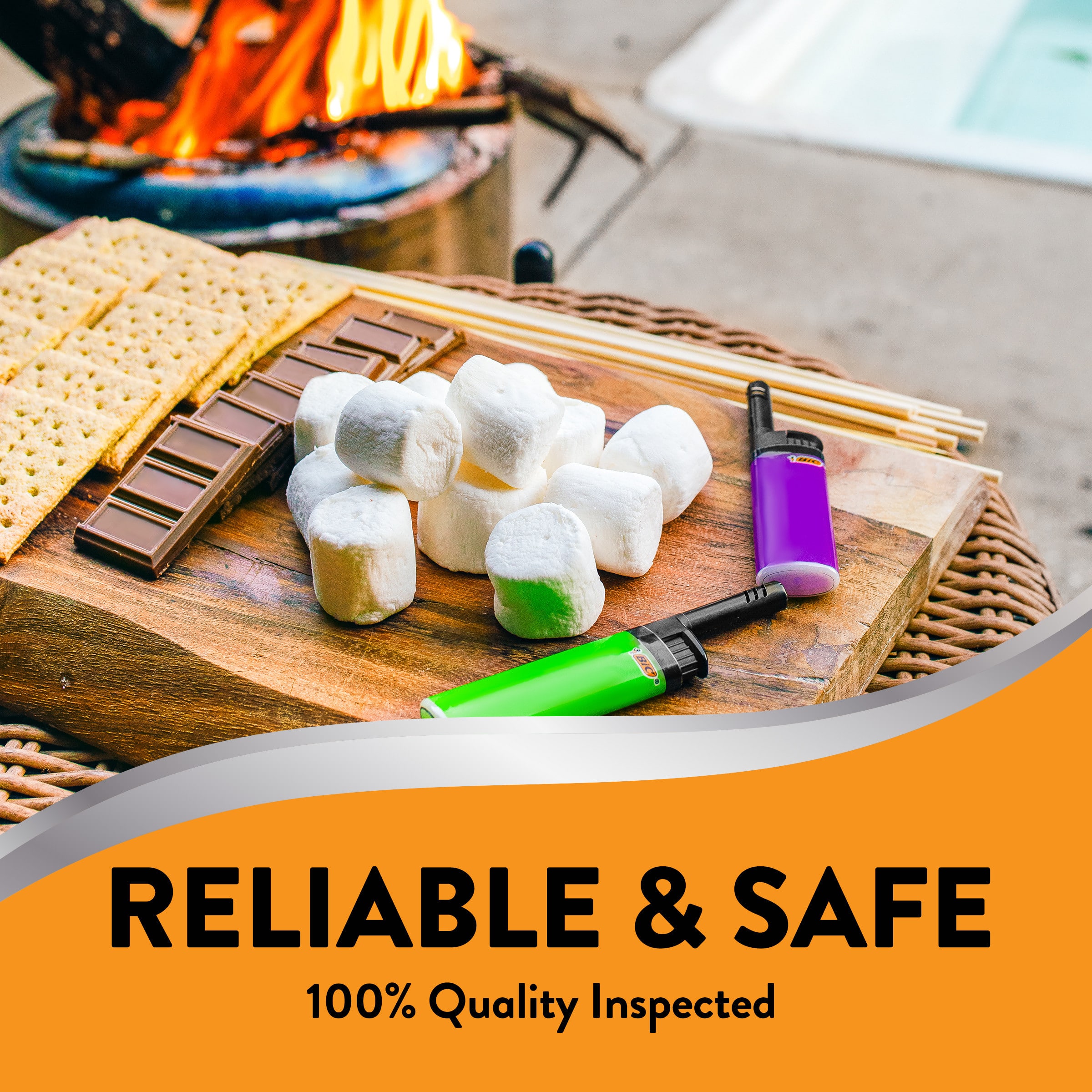 Assorted BIC® EZ Reach Lighters, 2ct.