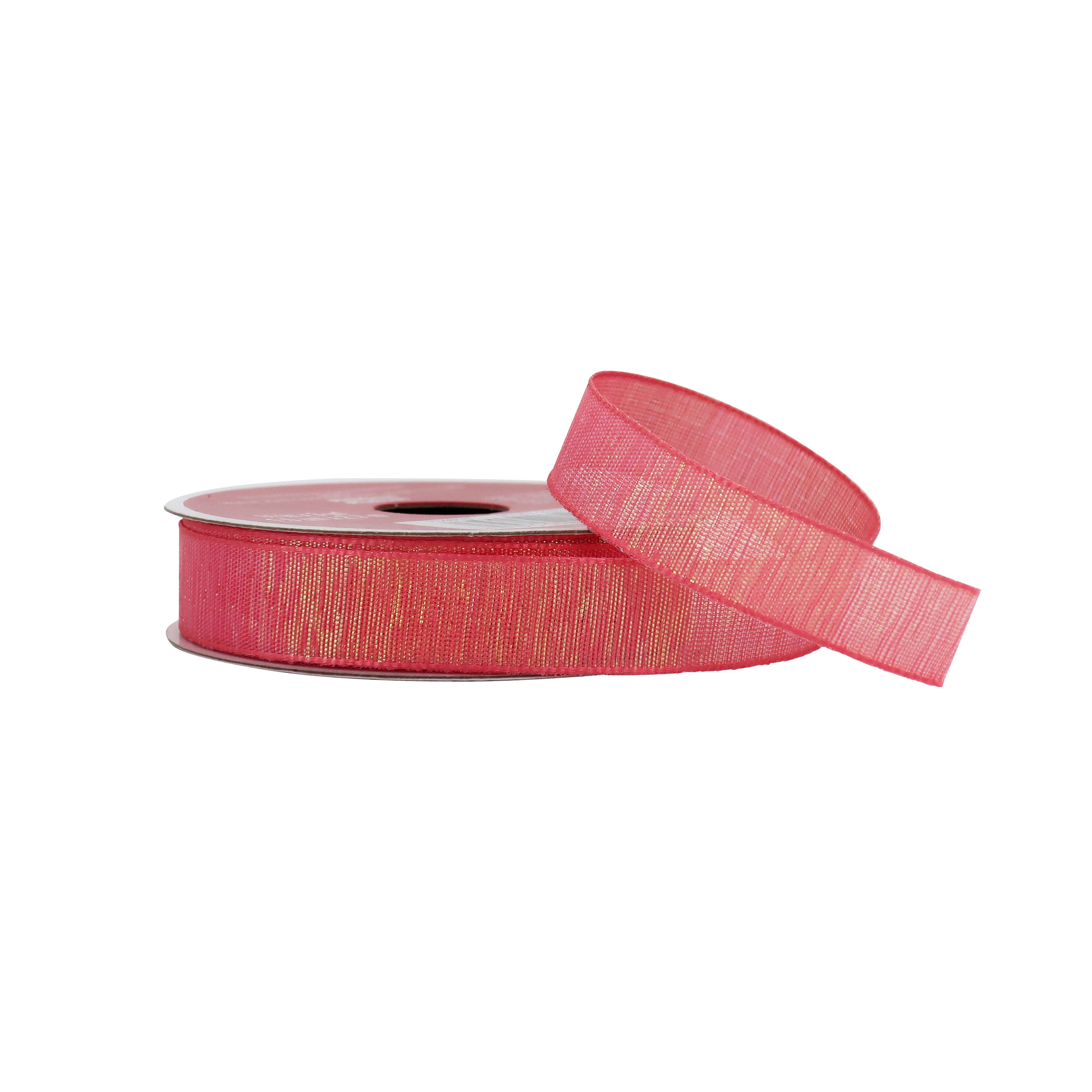 2.5 x 25ft. Taffeta Wired Heart Ribbon by Celebrate It® Valentine's Day