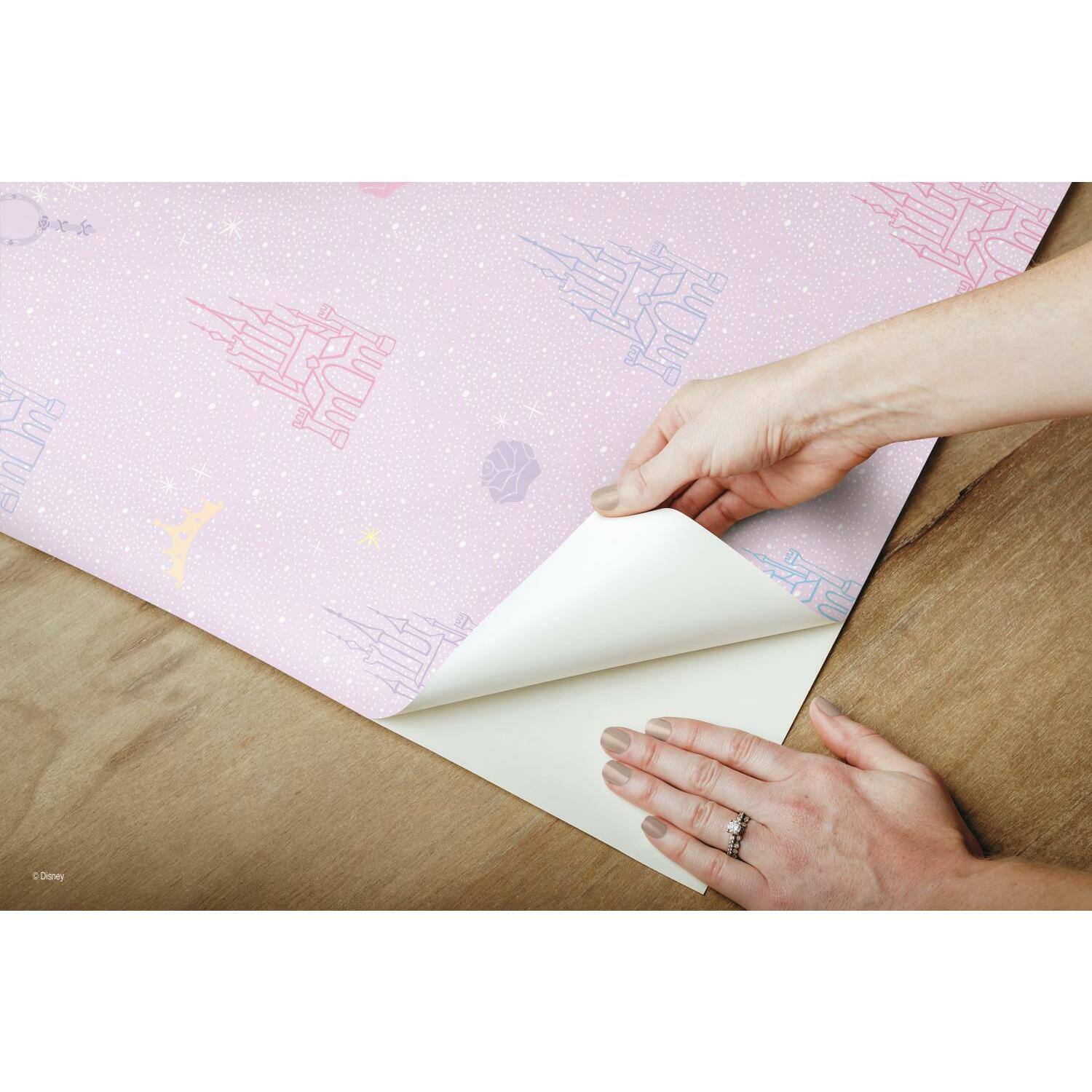 RoomMates Disney&#xAE; Princess Castle Peel &#x26; Stick Wallpaper