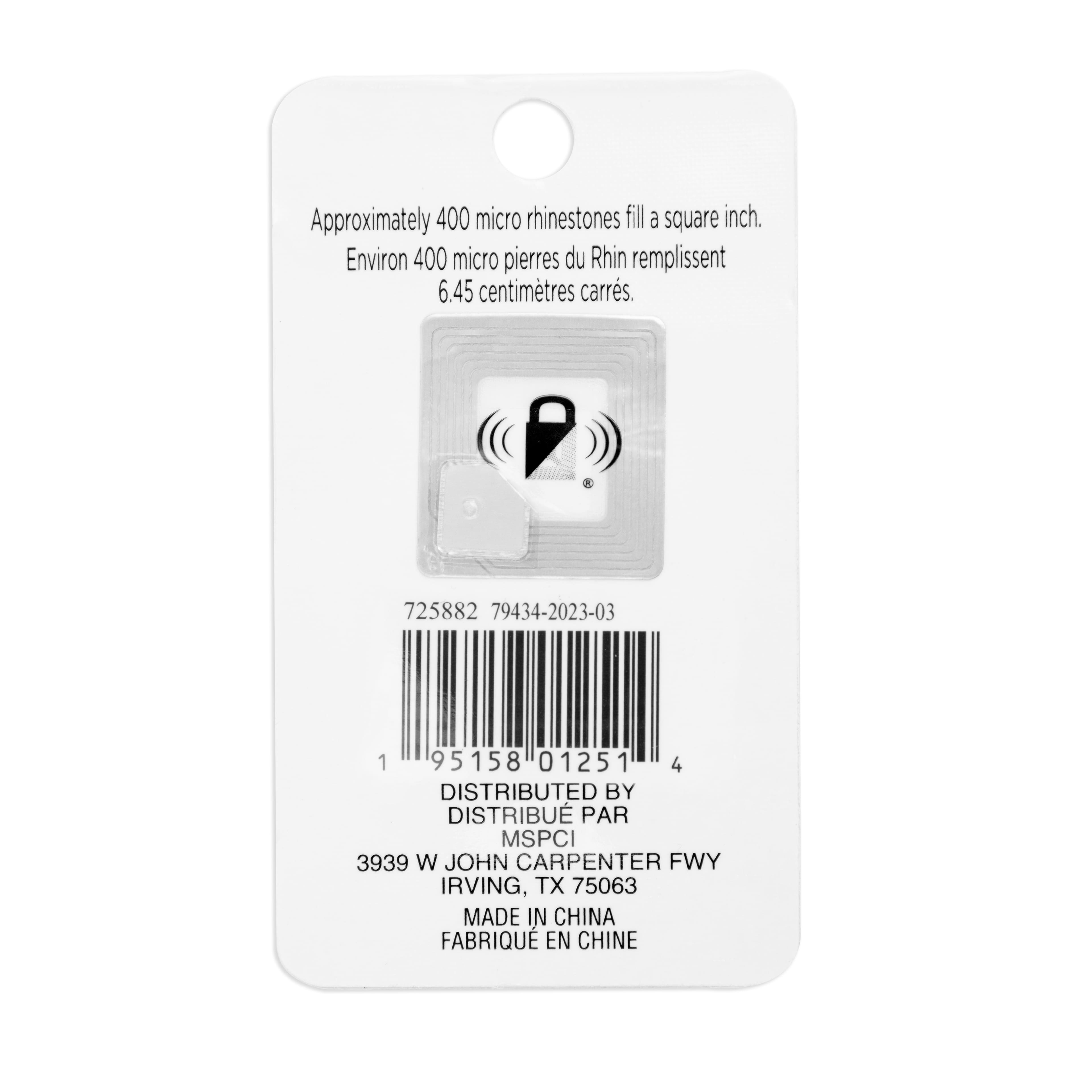 1.2mm Glass Micro Rhinestones by Bead Landing™, 0.7oz.