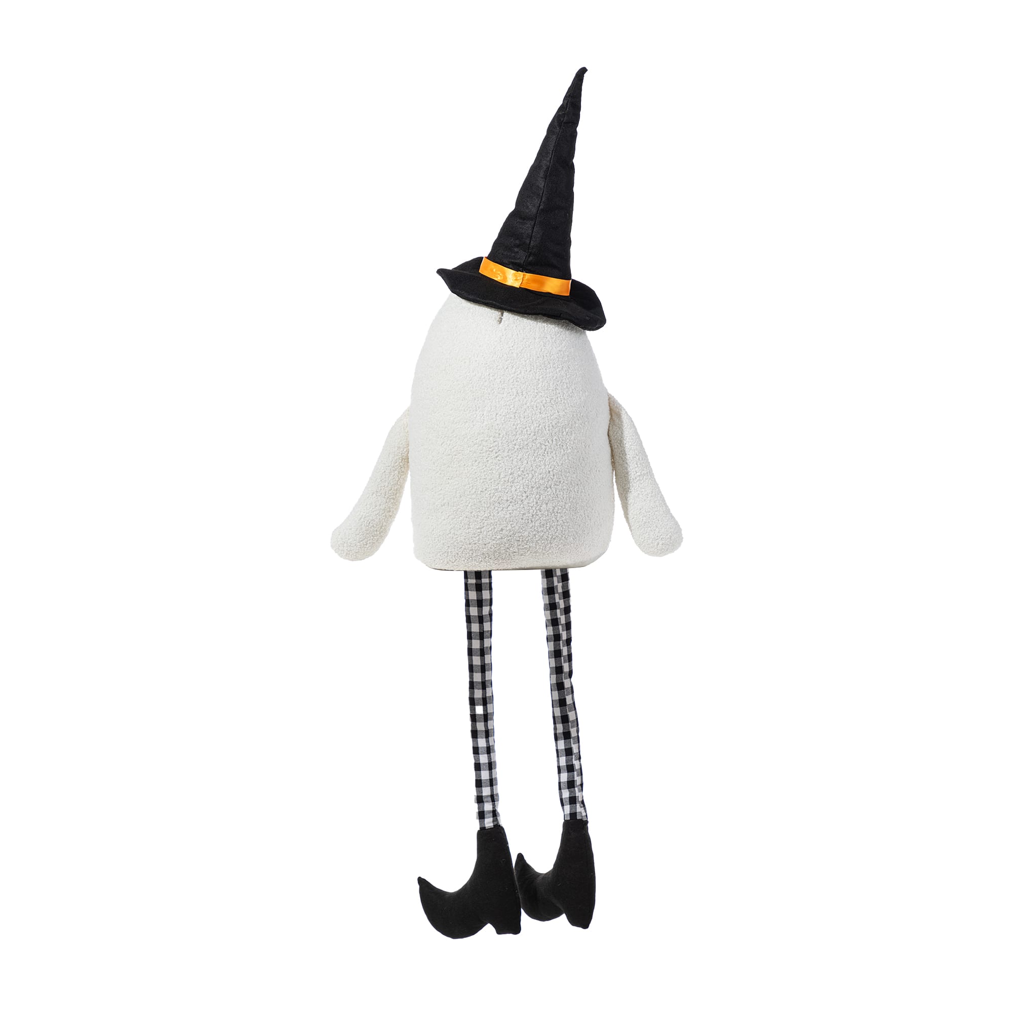 Glitzhome® 65.25"H Lighted Halloween Oversized Fabric Ghost Shelf Sitter