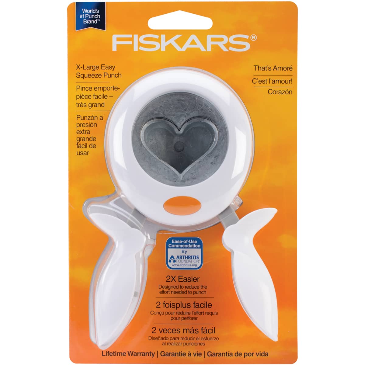 Fiskars® 2" X-Large Heart Squeeze Punch