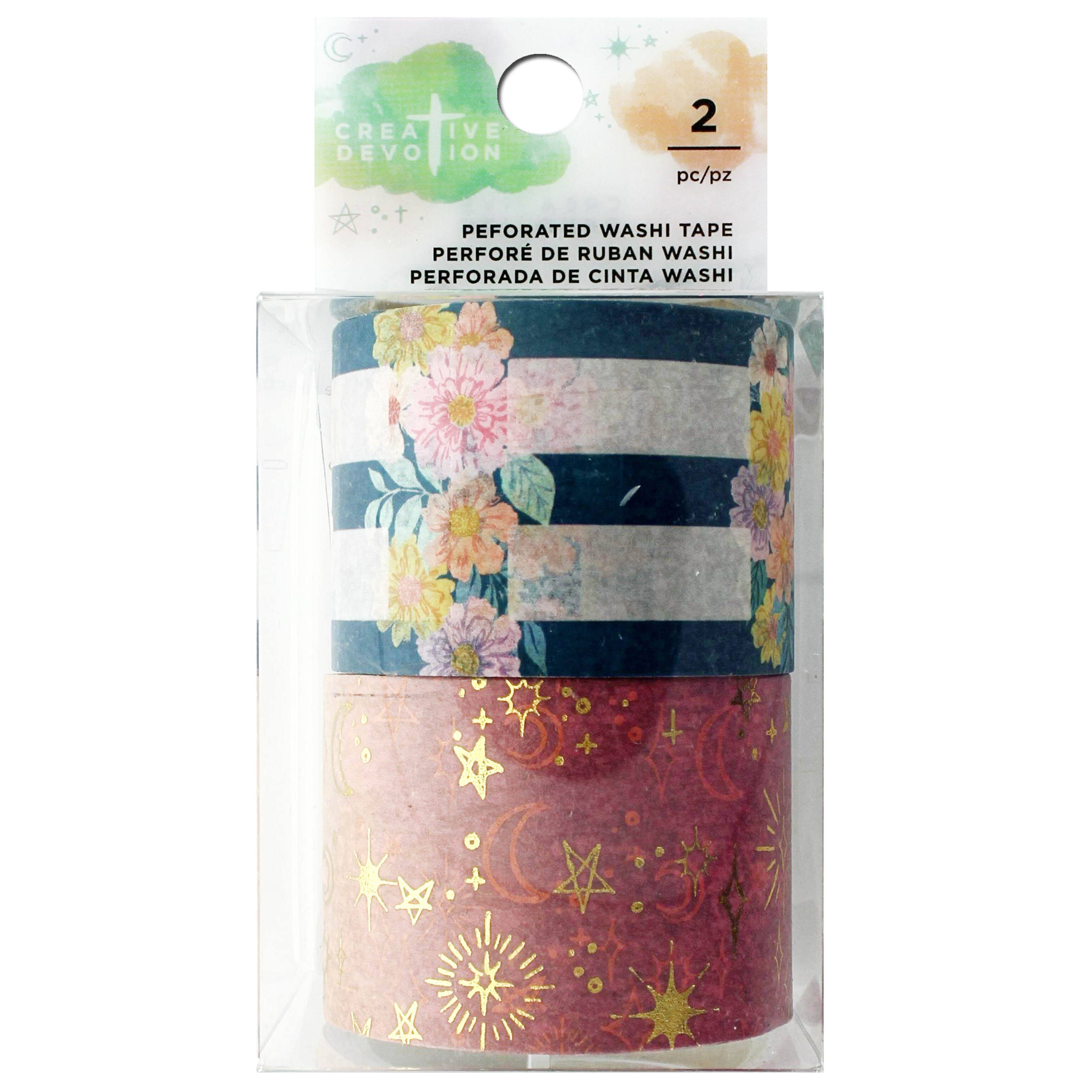 American Crafts™ Creative Devotion Draw Near Gold Perforated Washi Tape Set | Michaels®