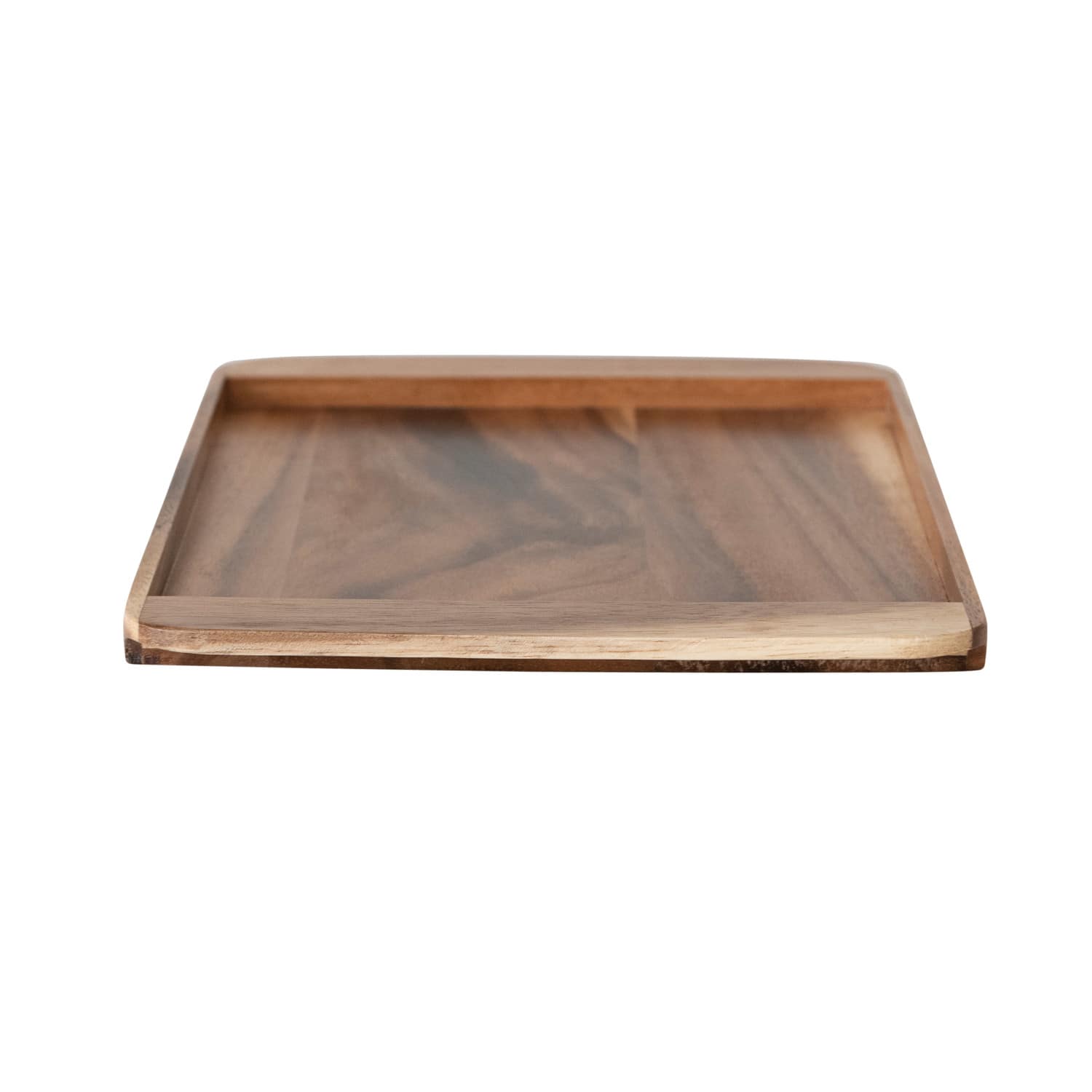 14.5&#x22; Wide Natural Suar Wood Serving Platter &#x26; Tray