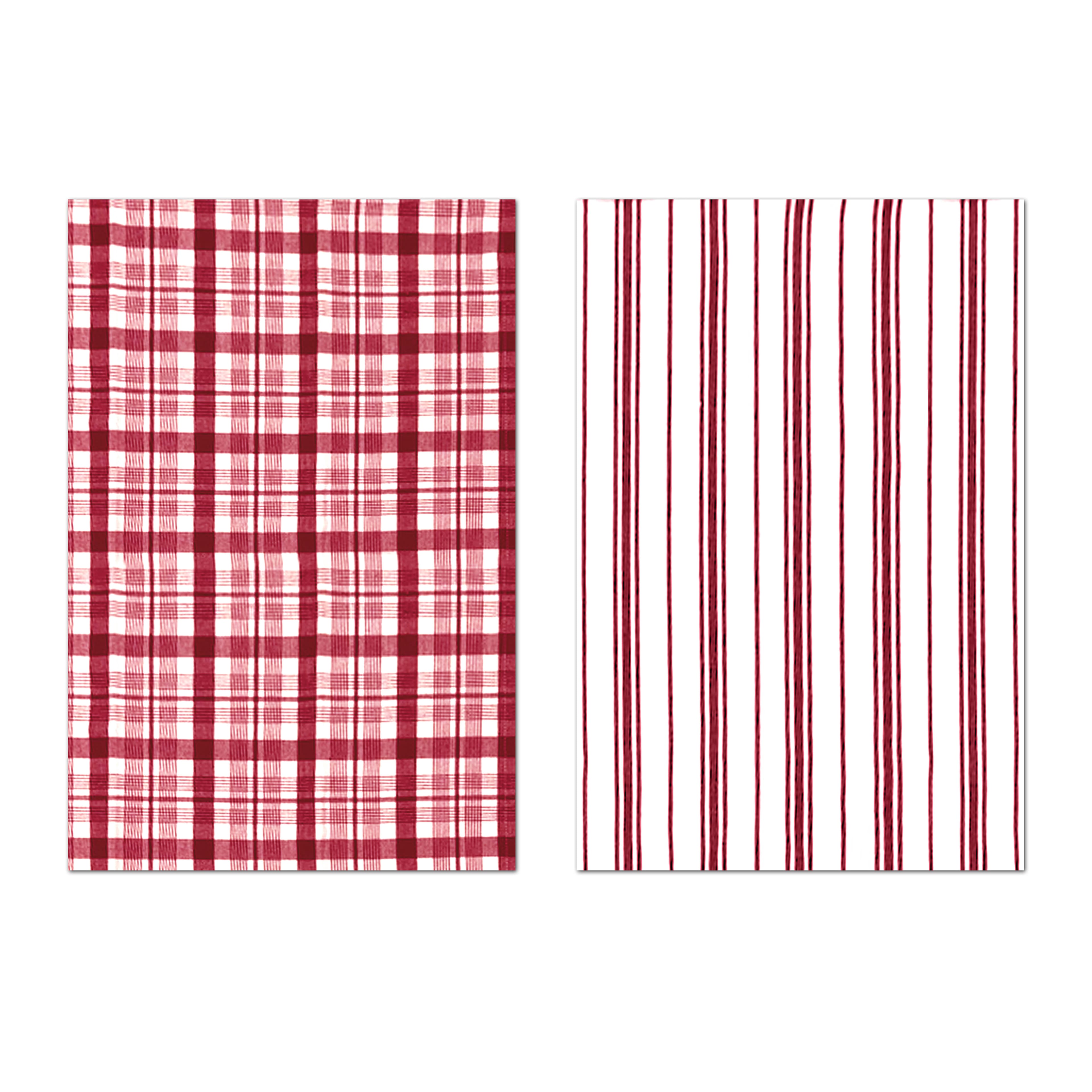 MUkitchen Cabernet Farmhouse Tea Towels, 2ct.