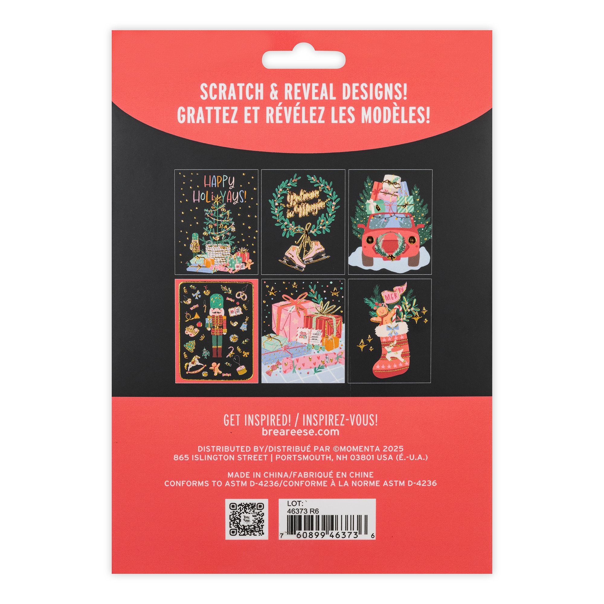 Brea Reese&#x2122; Holi-Yays Scratch Art Card Kit