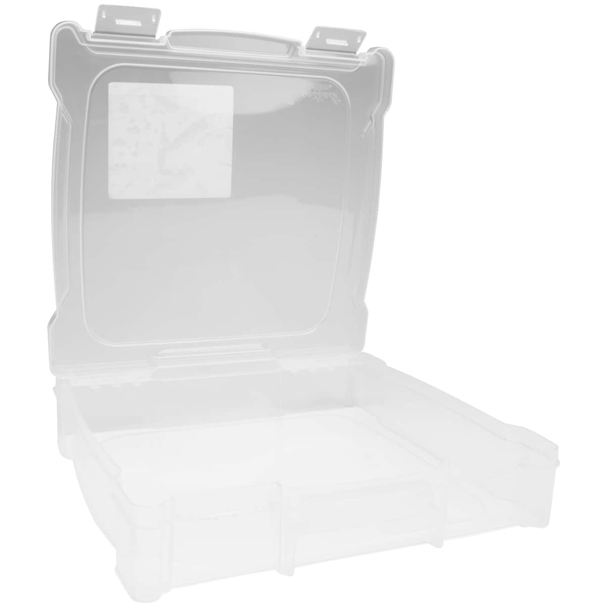 ArtBin Essentials Box W/Handle - 12X12 Translucent