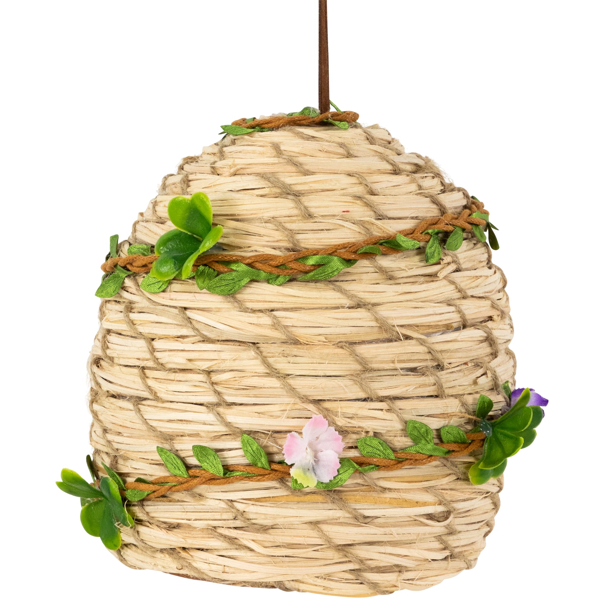 6.25&#x22; Beehive with Bees Spring Hanging Decoration