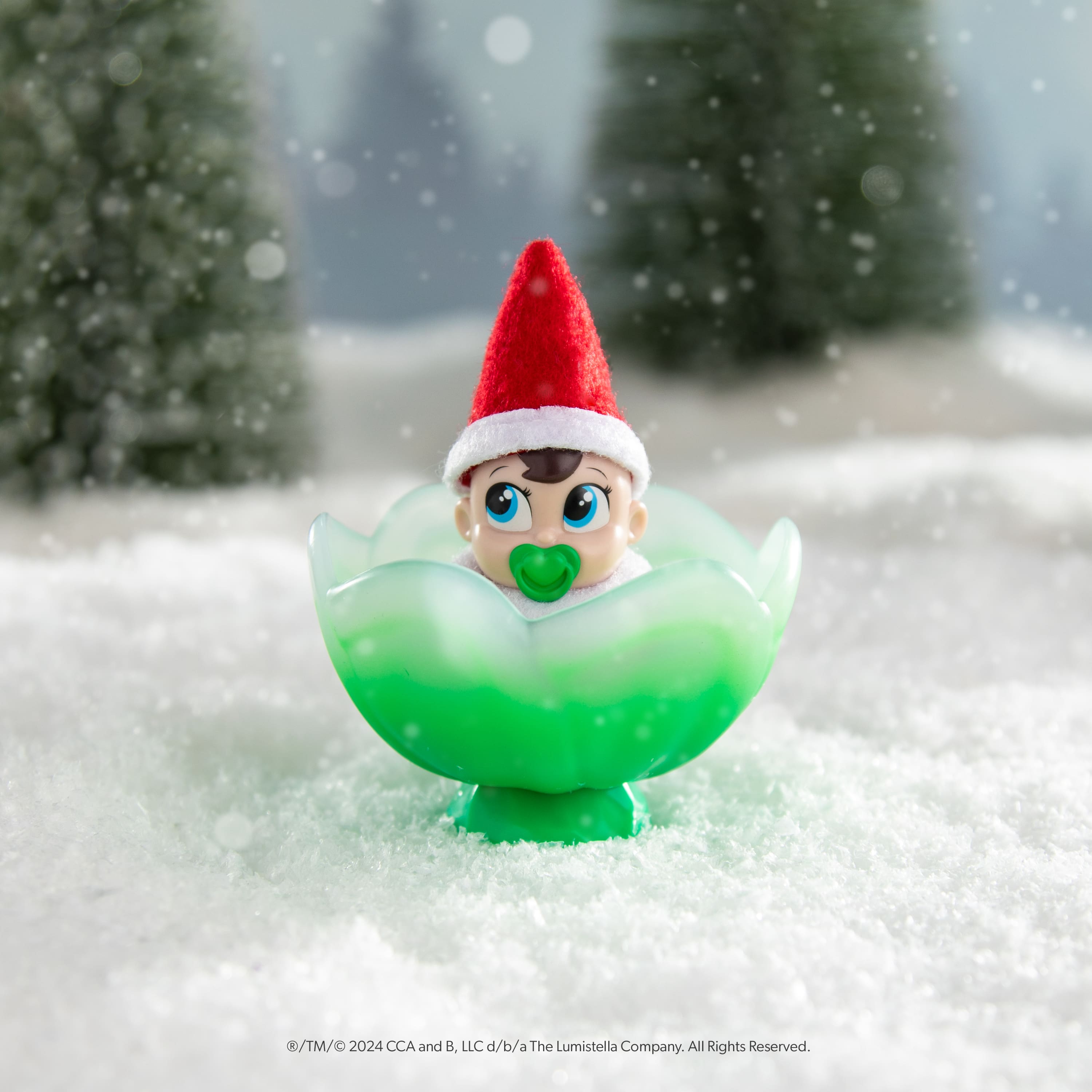 The Elf on the Shelf&#xAE; Frost Pips&#x2122; Mini Blooms Blue Eyed Boy Elf Baby