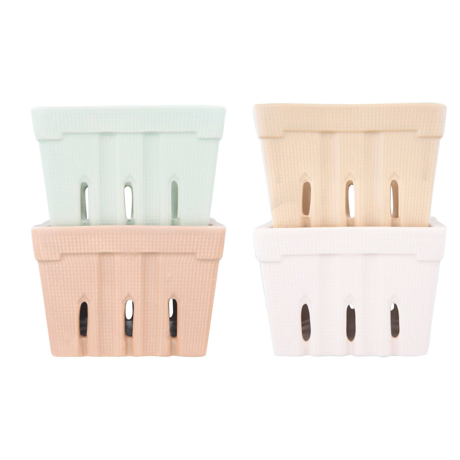 Hello Honey&#xAE; Stoneware Berry Baskets Set, 4ct.