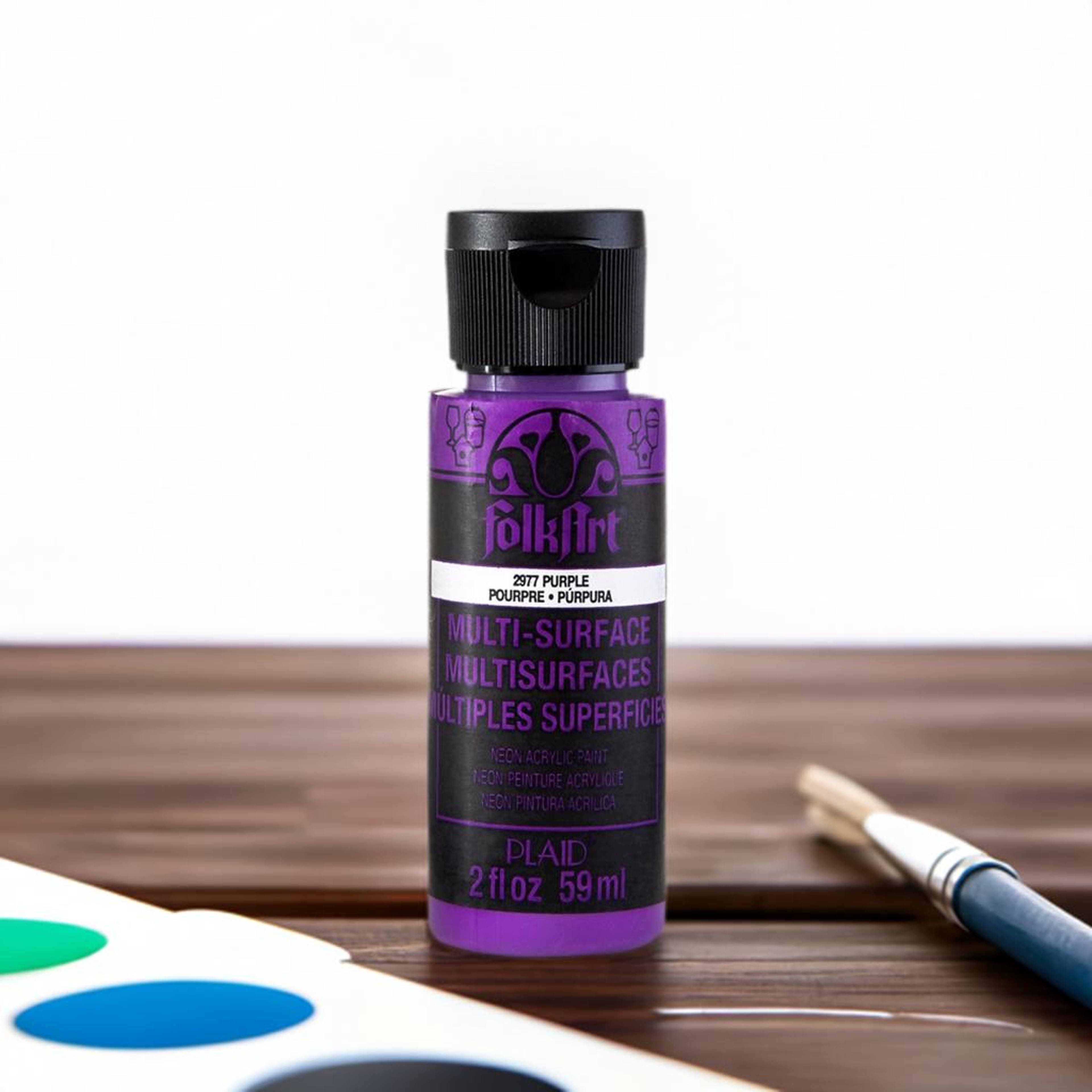 FolkArt&#xAE; Multi-Surface Neon Glow Acrylic Paint